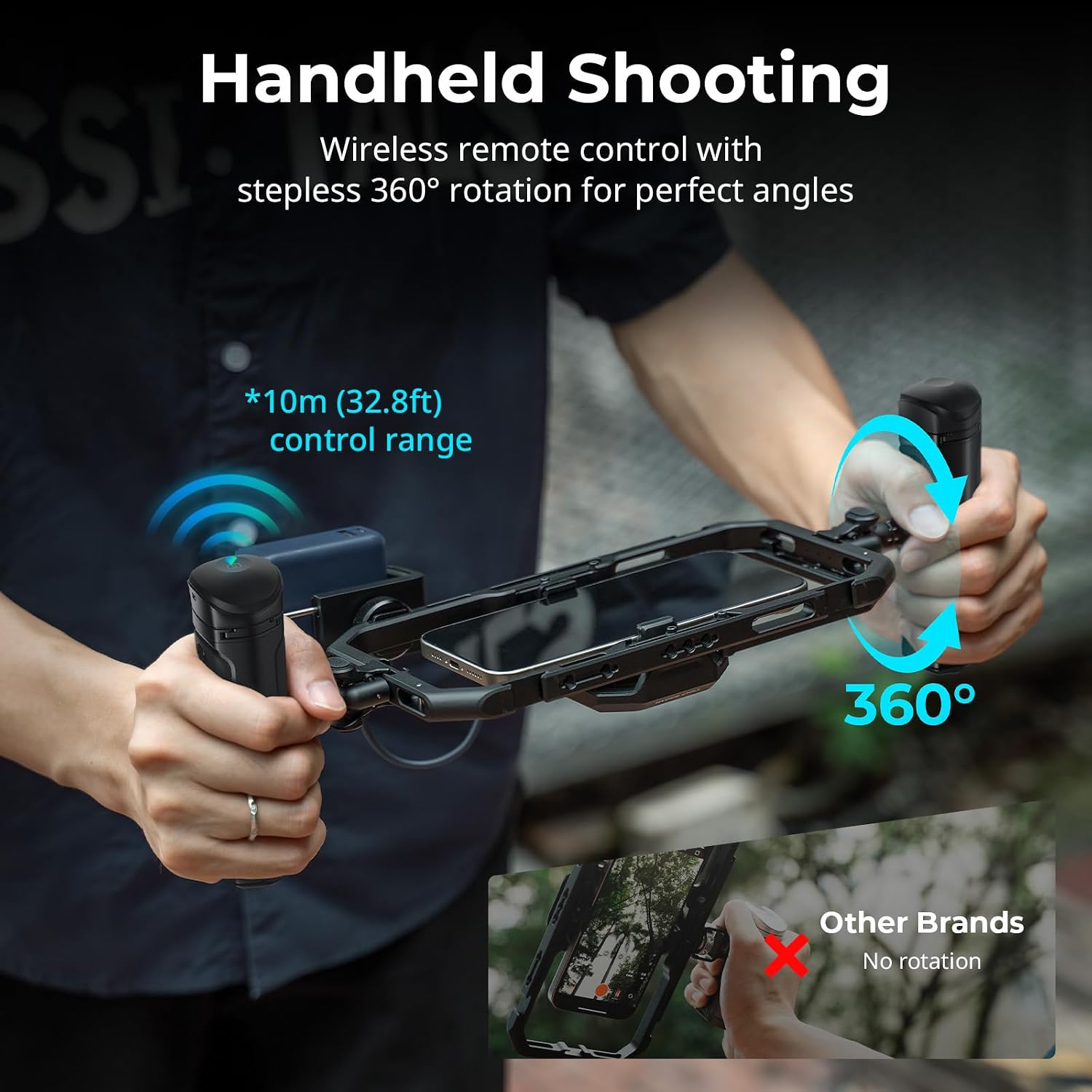 Thumbnail 5 de SMALLRIG 5276 All-in-One Cooling Dual Handle Phone Cage Kit (15W active cooling + 4-in-1 USB-C hub)