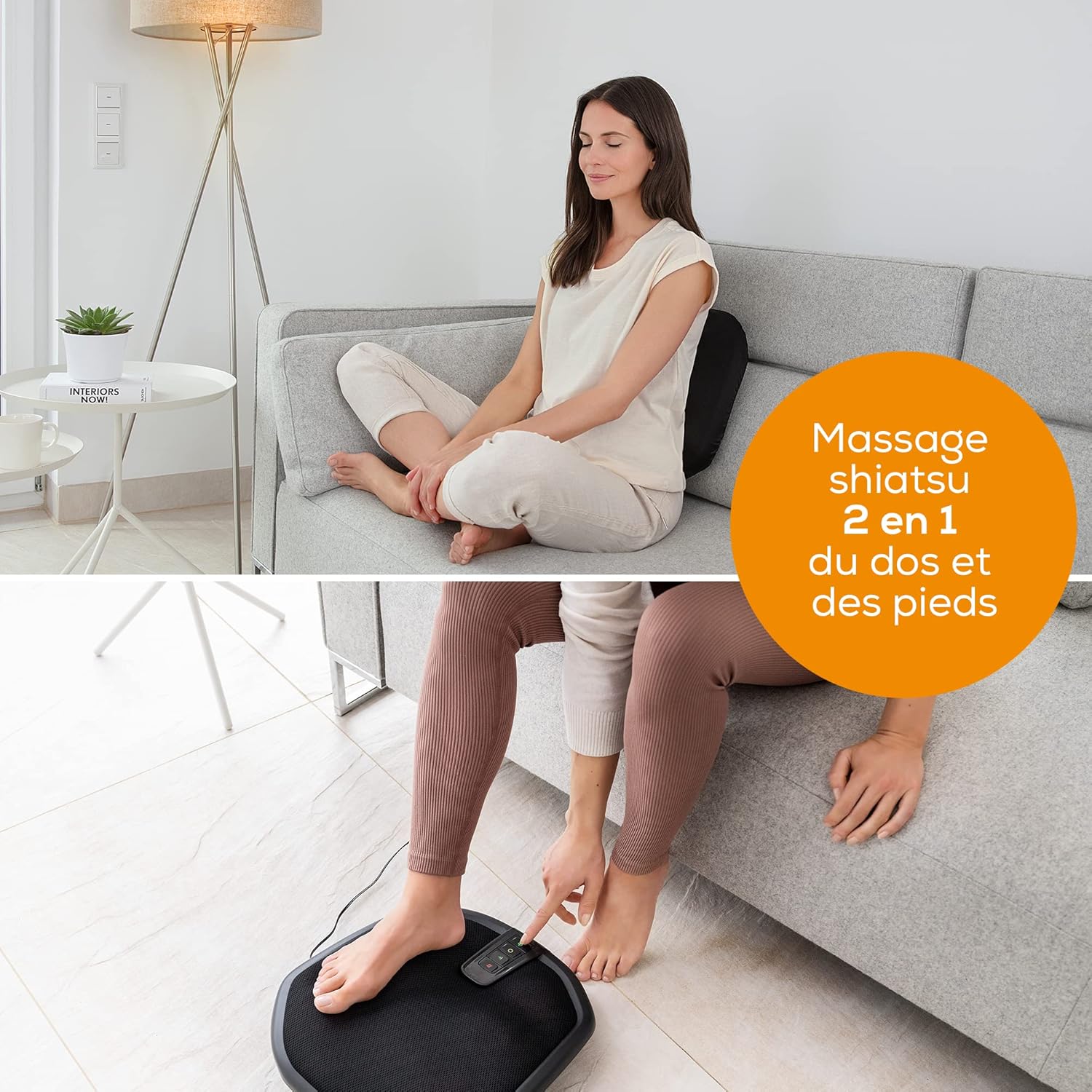 Detalle de Beurer FM 70 — Appareil de massage Shiatsu pour les pieds et le dos