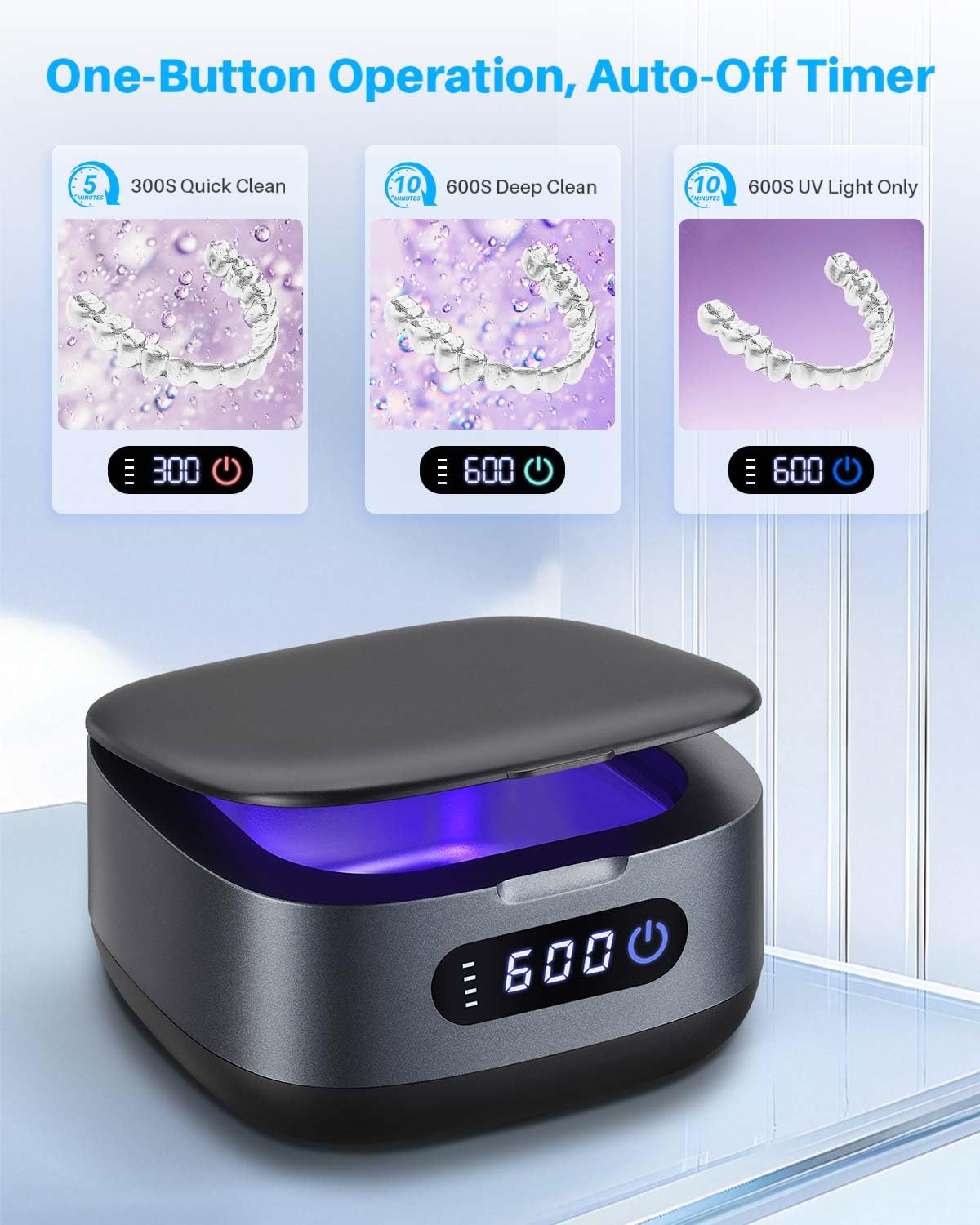 Detalle de Voraiya Ultrasonic Retainer Cleaner 166 mL