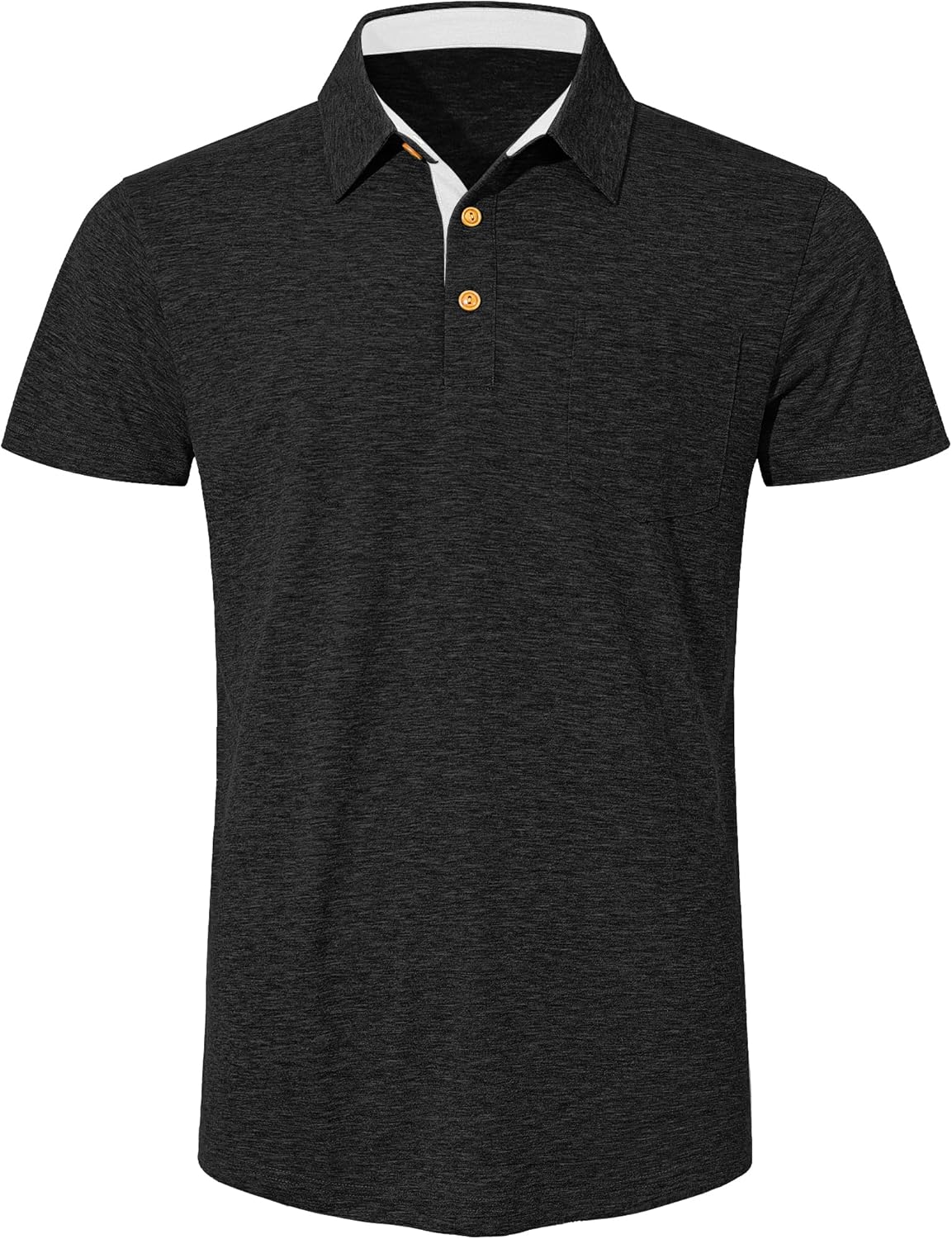 Thumbnail 2 de TARAINYA Herren Poloshirt aus Baumwolle mit Kurzarm und Brusttasche (95% Baumwolle/5% Elastan), M–4XL