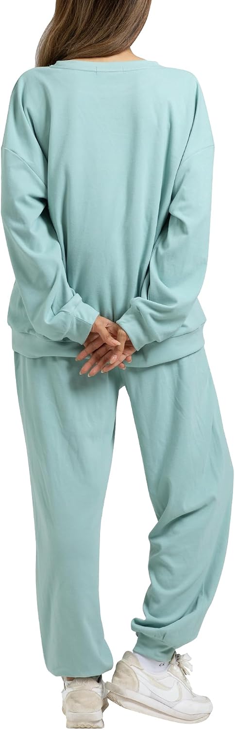 Detalle de Winthome Women's 2-Piece Fleece Sweatsuit Set