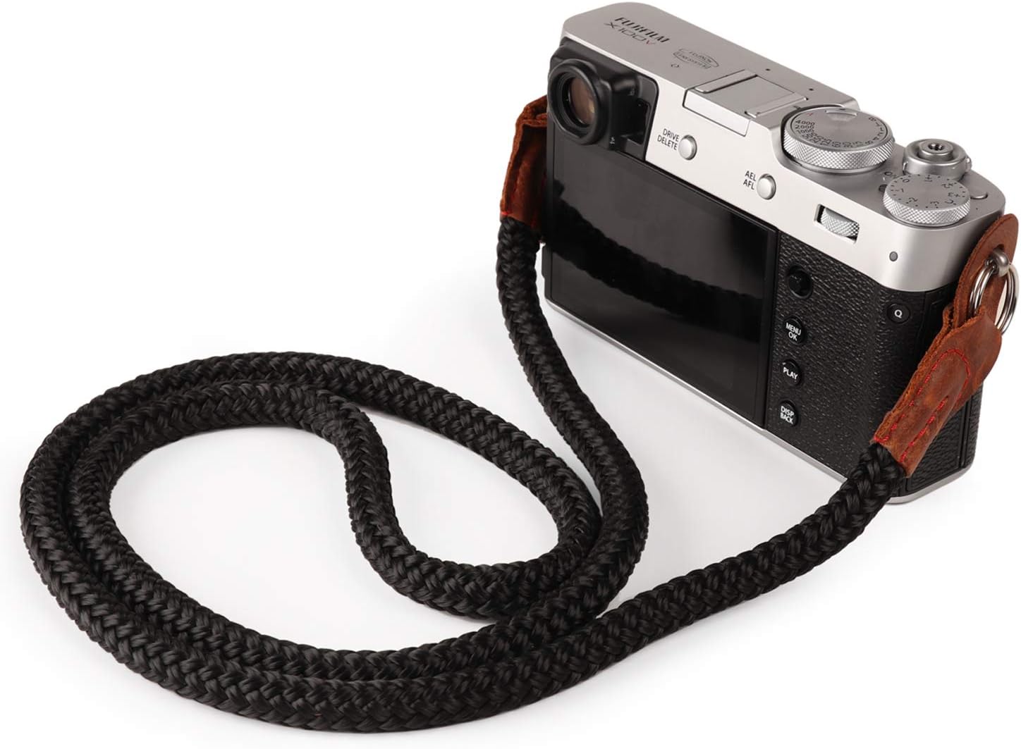 Thumbnail 5 de MegaGear Handgelenkschlaufe MG Large – robustes Handgelenkband für SLR/DSLR-Kameras (100 cm, Schwarz/Rot)