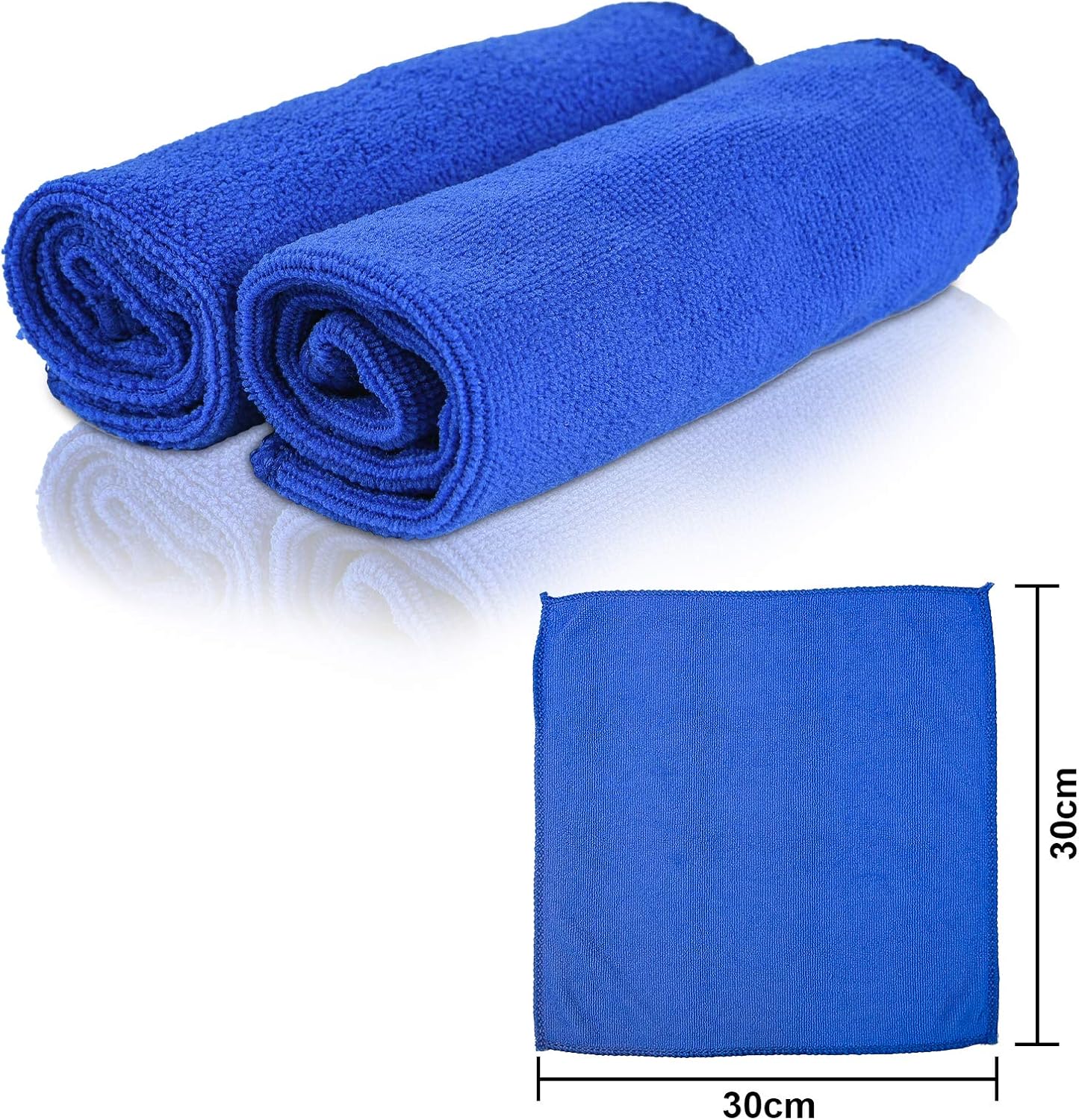 Thumbnail 1 de URAQT Panni in Microfibra 30x30 cm – 10 pezzi: set asciugamani per auto, casa e moto