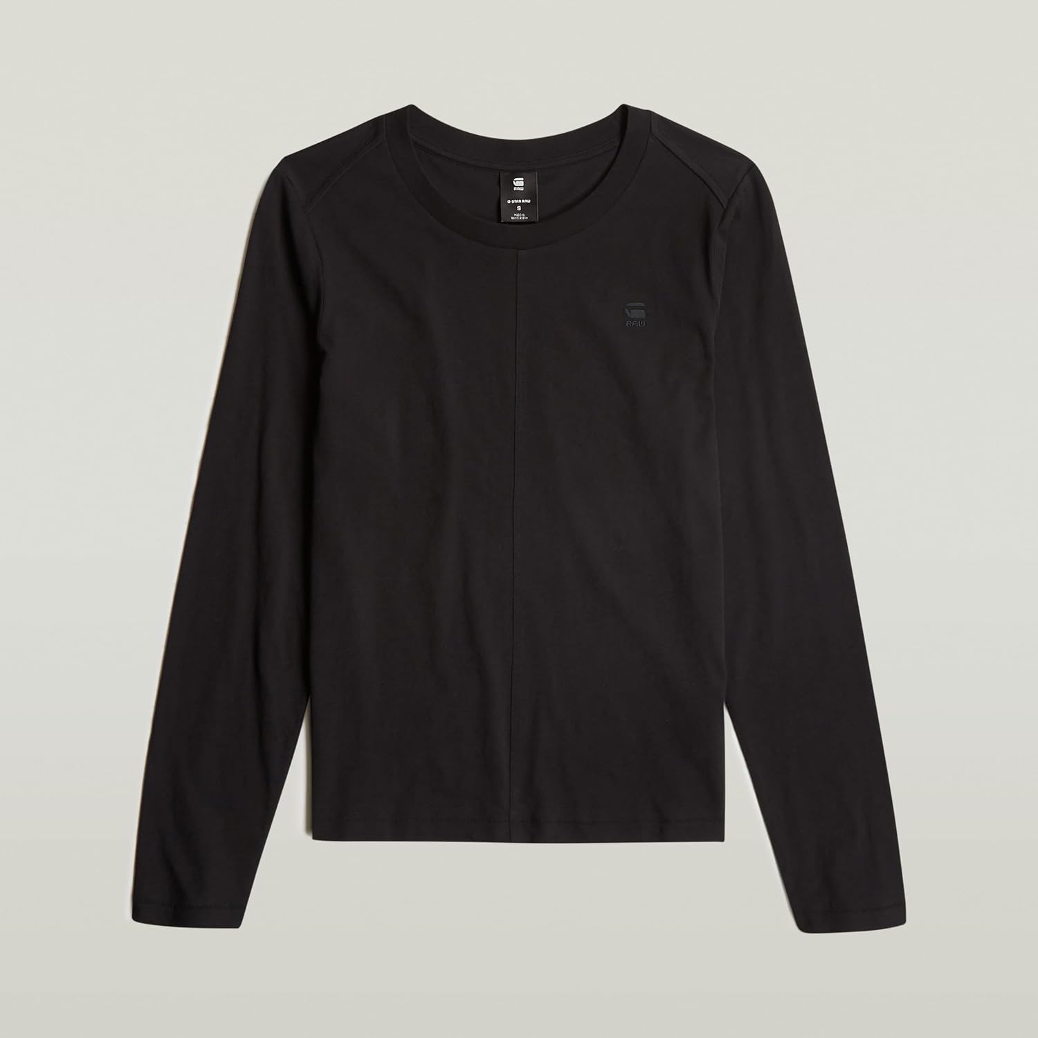 Detalle de G-Star RAW Haut Front Seam pour Femme – Élégance sobre et confort au quotidien