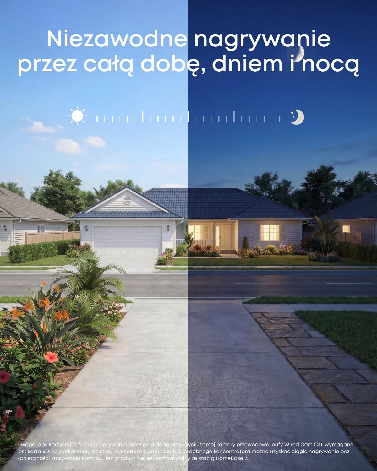 Detalle 2 de eufy security C31 T817L – przewodowa kamera 360°, 1080p, kolorowy obraz nocny