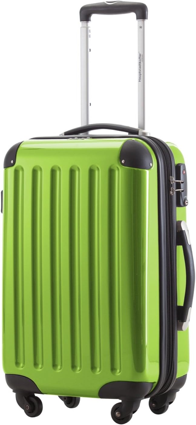 Detalle de HAUPTSTADTKOFFER Bagaglio a mano rigido Alex 55 cm – 42 L, verde mela, TSA