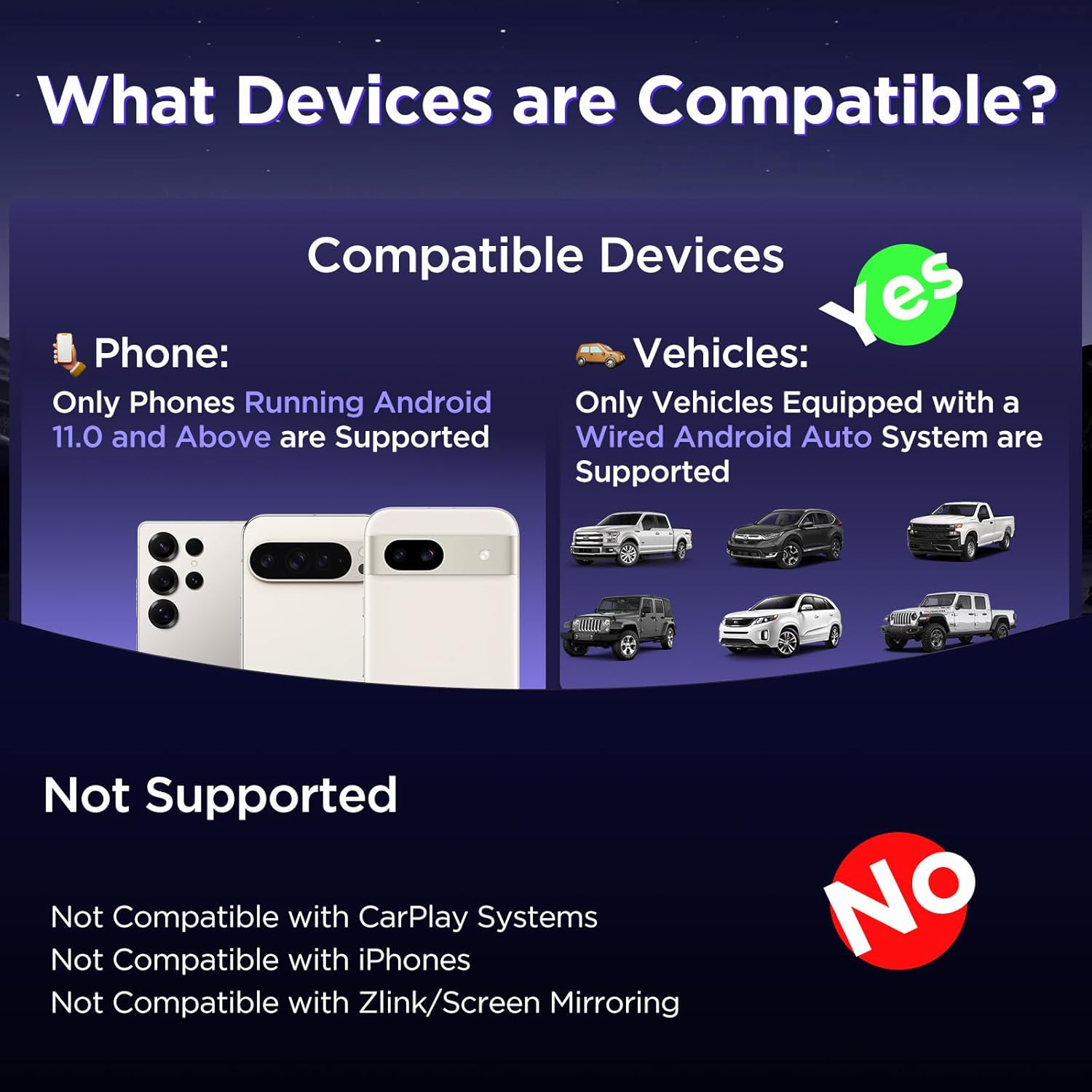 Thumbnail 4 de MSXTTLY U2AC-L9 Adattatore Android Auto Wireless