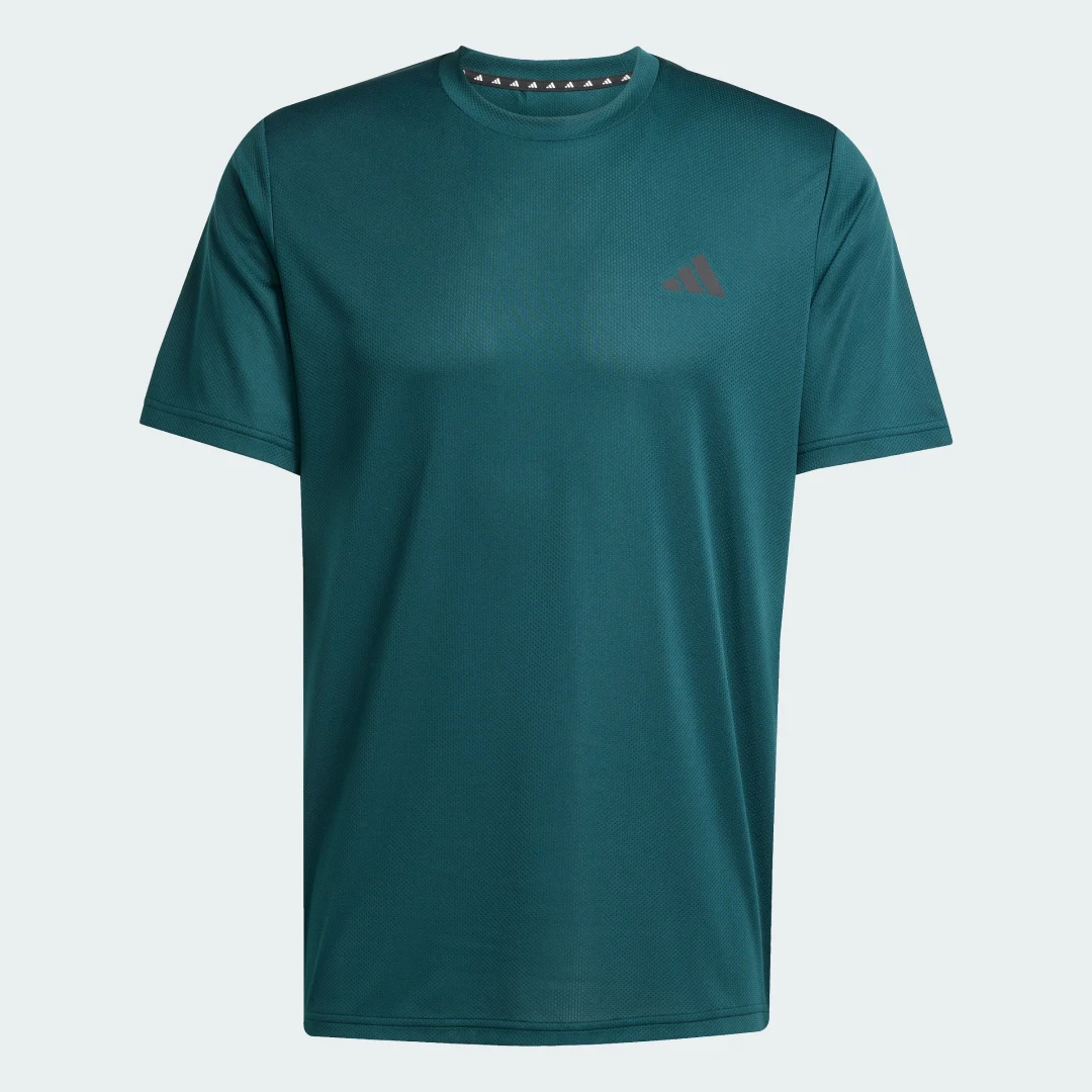 Detalle 2 de Camiseta Train Essentials Training de Adidas — verde, para entrenos diarios