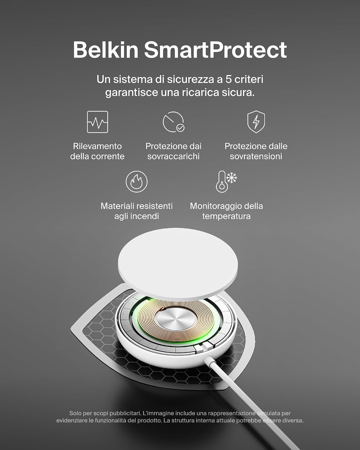 Thumbnail 6 de Belkin Tappetino ricarica magnetica 15 W MagSafe