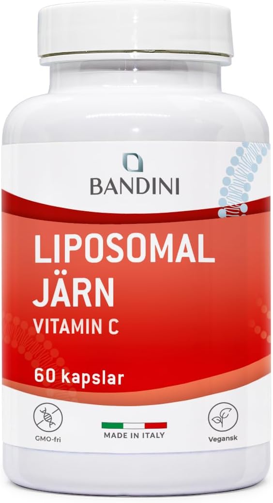 Detalle de BANDINI liposomalt järntillskott 30 mg med C-, A-, B12- och B6-vitamin