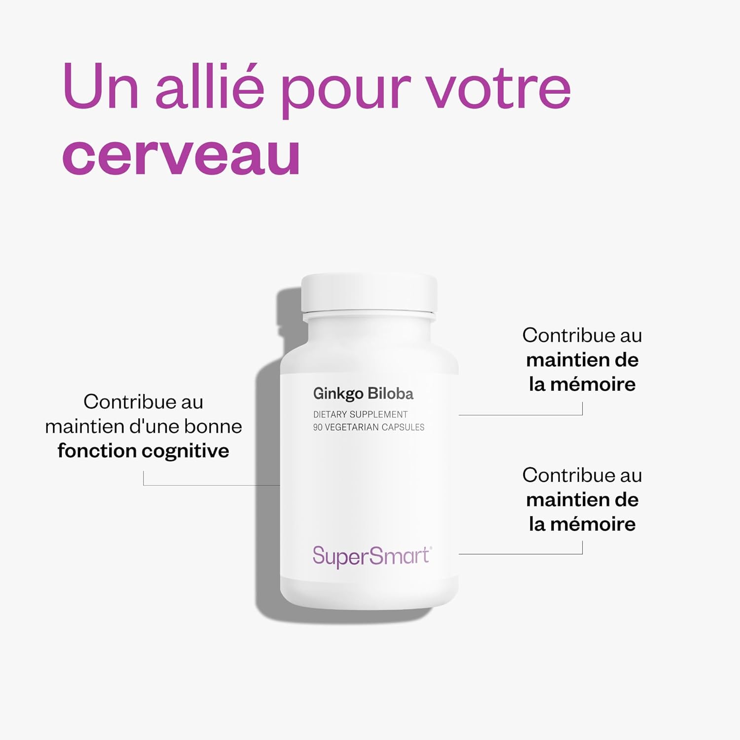 Thumbnail 2 de Ginkgo Biloba Standardisé 24% Ginkgoflavonglycosides et 6% Terpènes Lactones — Supersmart