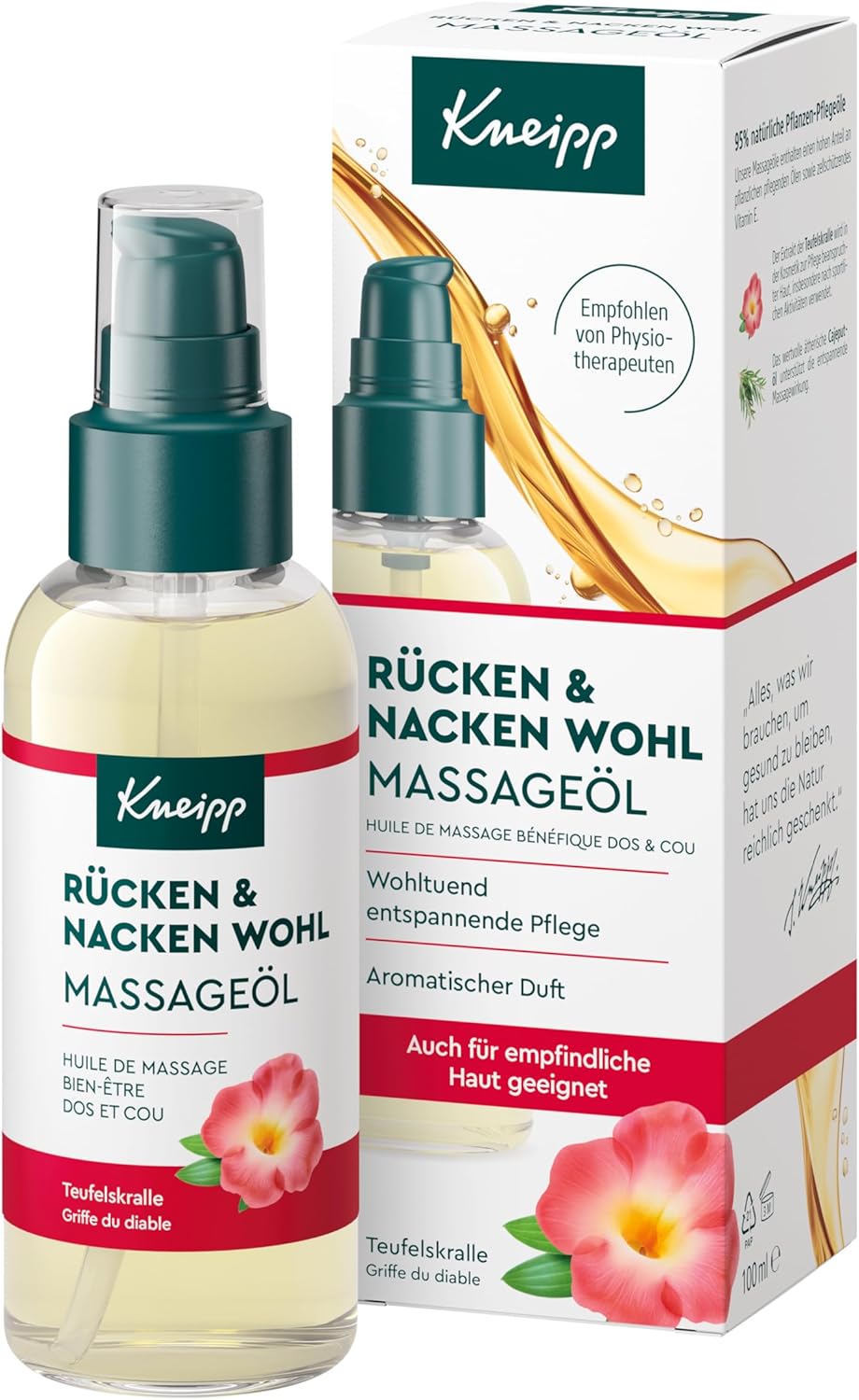 Thumbnail 6 de Kneipp Massageöl „Du & Ich“ mit Zedernholz & Patchouli (100 ml) für Paarmassagen