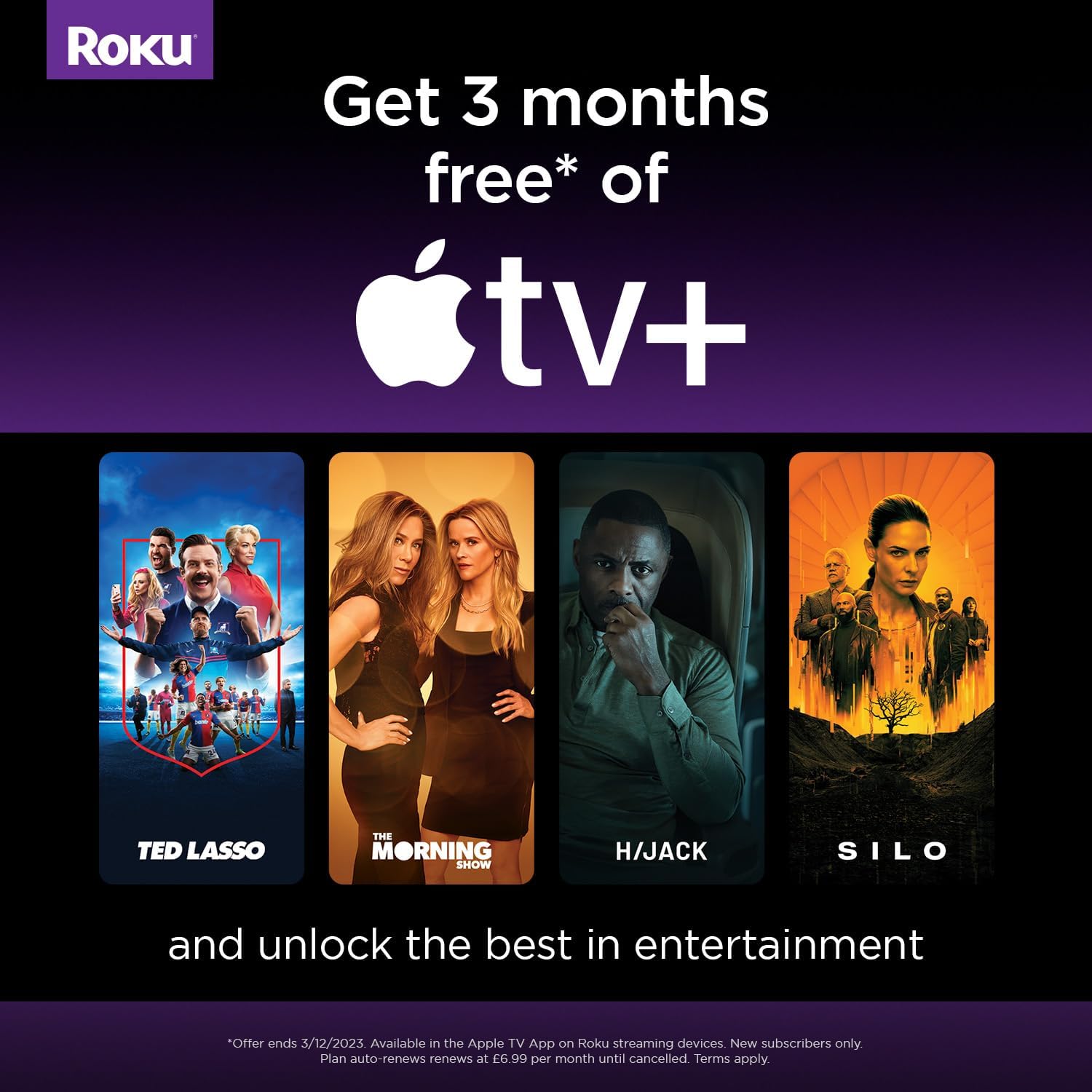 Thumbnail 2 de Roku 3820EU Streaming Stick 4K (4K, HD, HDR) with voice remote