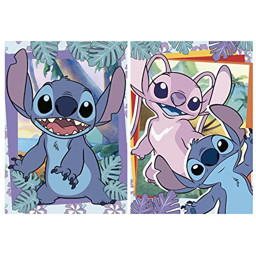 Thumbnail 2 de Educa Pack de 2 Puzzles Stitch 500 Piezas 🧩 34x48cm Incluye Cola
