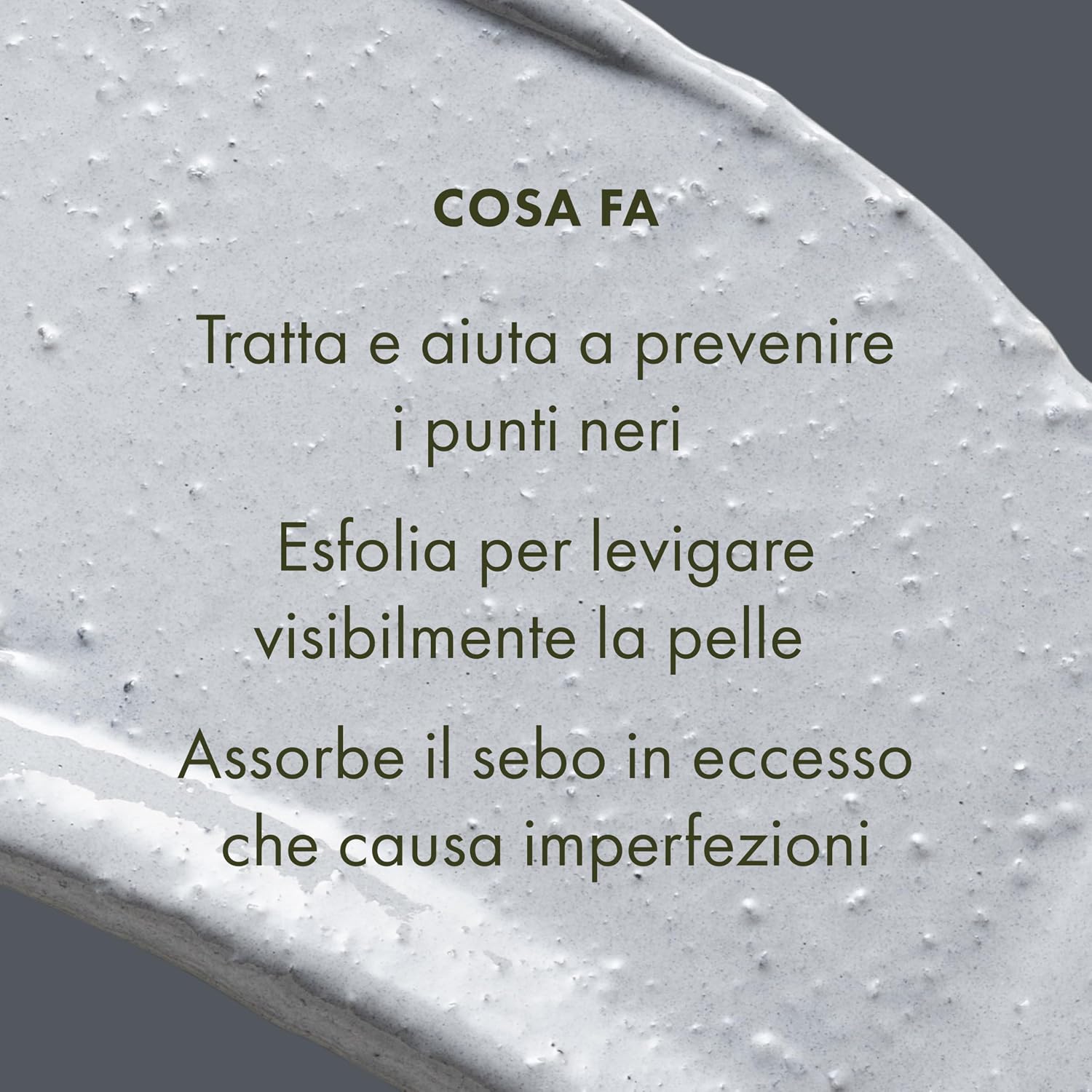 Detalle de Origins Clear Improvement Blackhead Clearing Face Mask & Scrub – Maschera viso con Acido Salicilico e Carbone di Bambù, 75 ml