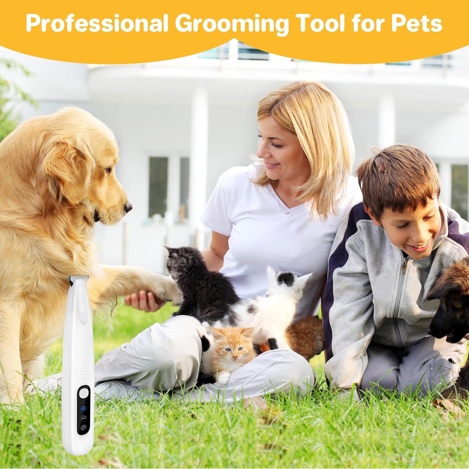 Thumbnail 6 de ETACCU Dog Paw Trimmer with LED Light — Ultra-Quiet, Rechargeable Paw Hair Clipper for Cats and Small Areas