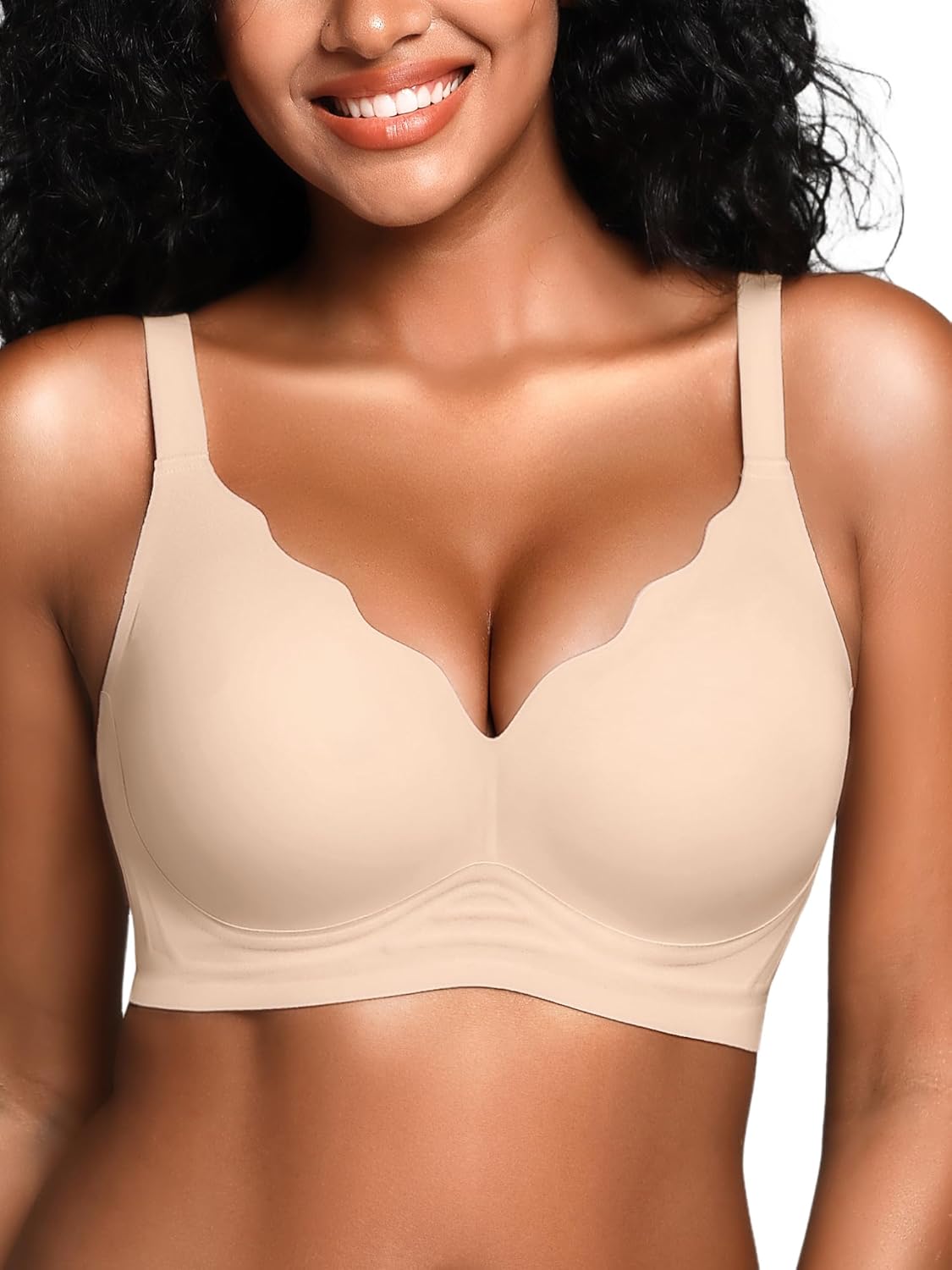 Thumbnail 6 de BH für Damen ohne Bügel mit Unterstützung – nahtlose gepolsterte Bralette (T-Shirt BHS)