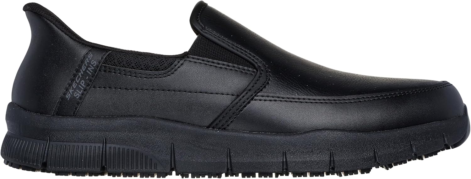 Detalle 2 de SKECHERS スリップインズ ワーク:ナンパ - ブロクスティン_200304 メンズシューズ 防滑ラバーソール・レザーアッパー