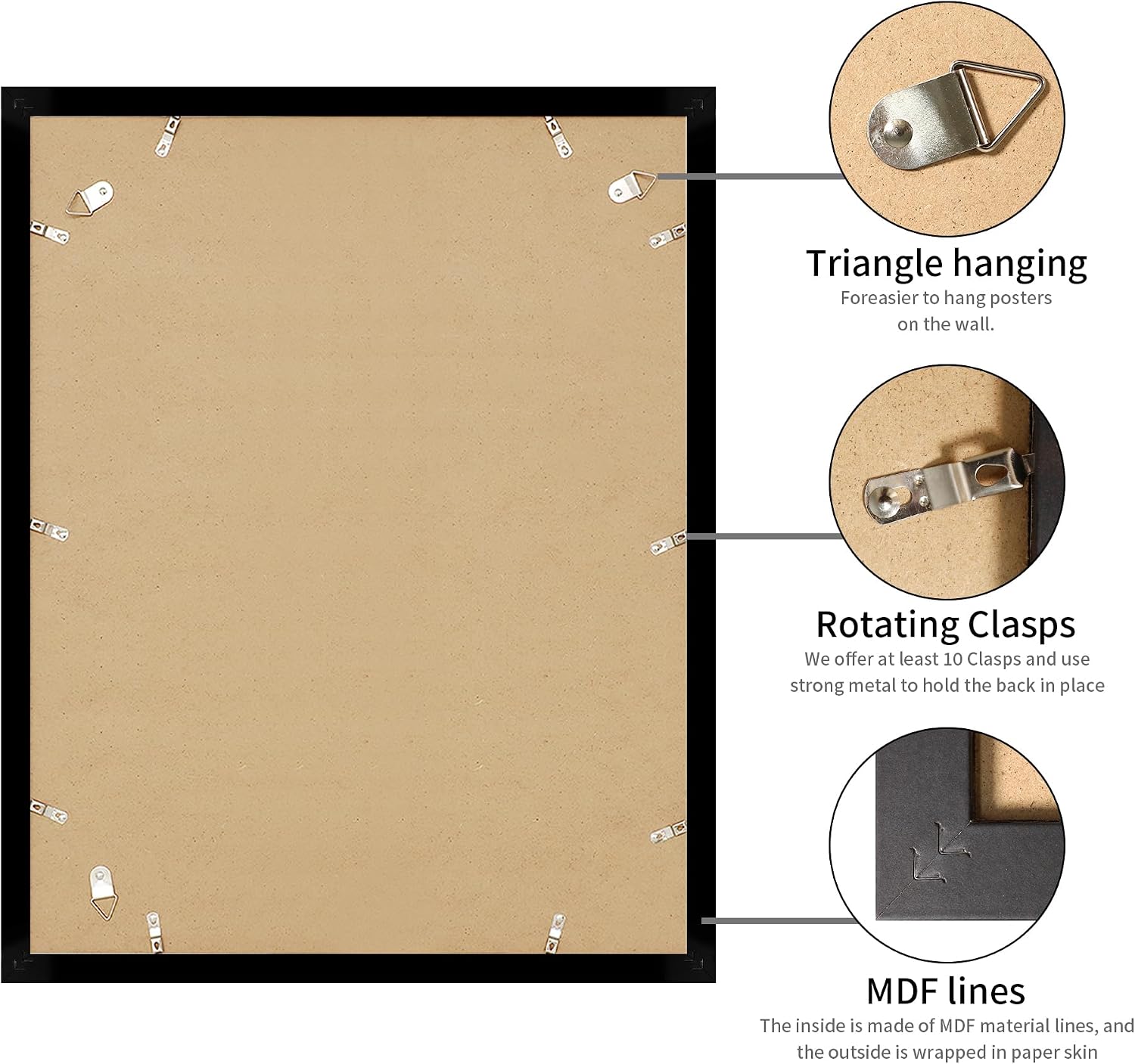 Thumbnail 6 de YESKAY Picture Frame Set, 22x28