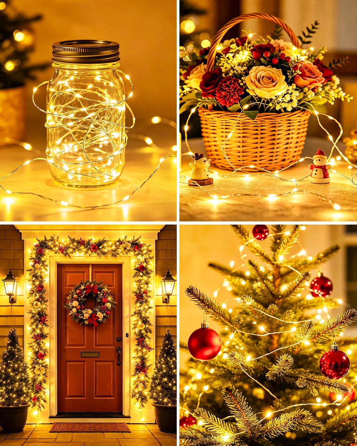 Thumbnail 5 de btfarm BL15 Fairy Lights, 16-Pack Battery-Powered 20-LED Warm White