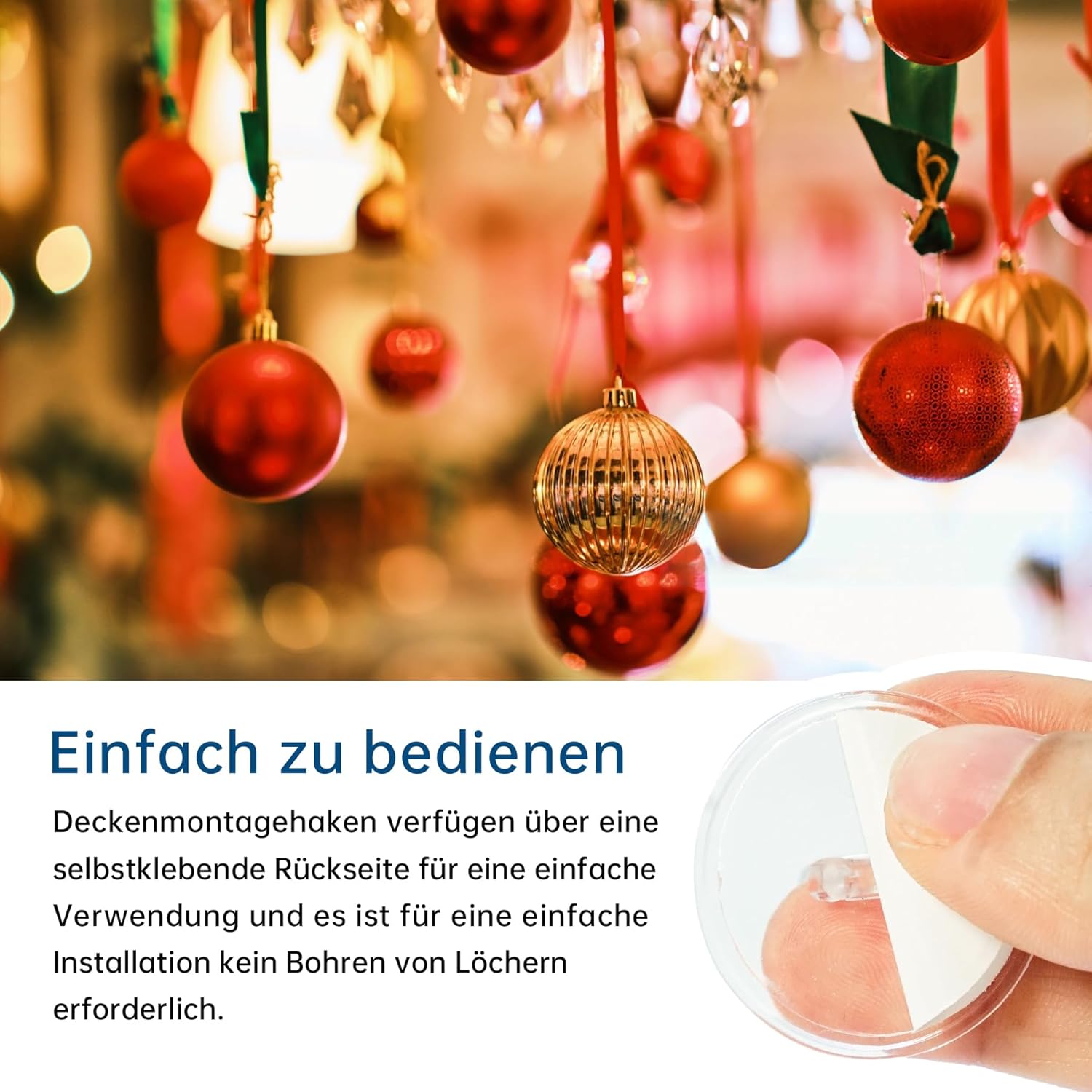 Thumbnail 4 de Selbstklebende Deckenhaken 60 Stück
