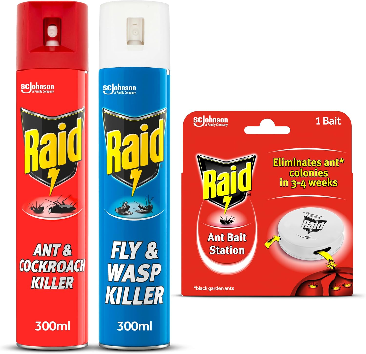 Thumbnail 6 de Raid Rapid Action Fly & Wasp Killer – Indoor Spray, Pack of 6 x 300ml