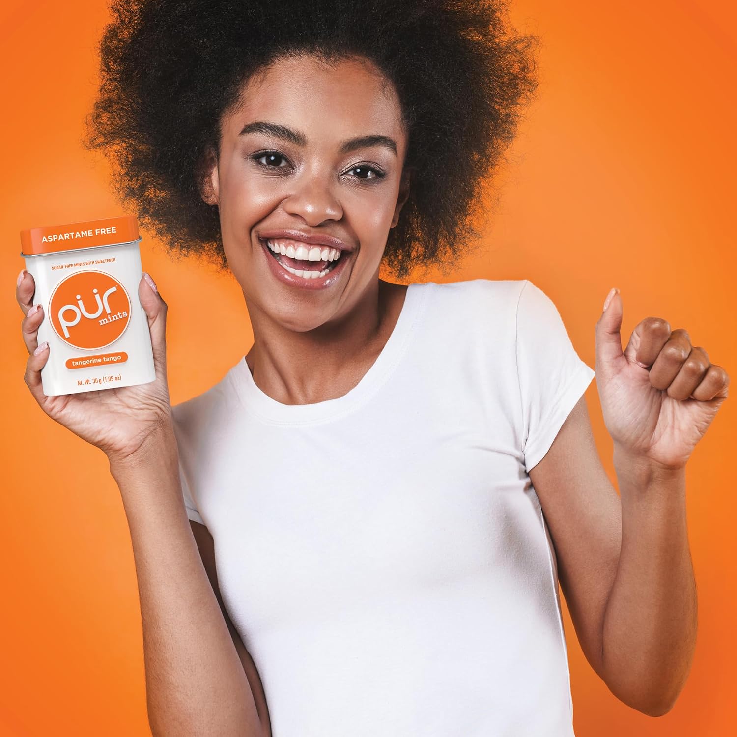 Thumbnail 4 de PUR Mints Tangerine Tango – zuckerfrei, Aspartamfrei, vegan & glutenfrei (30 Stück, 12er-Pack)