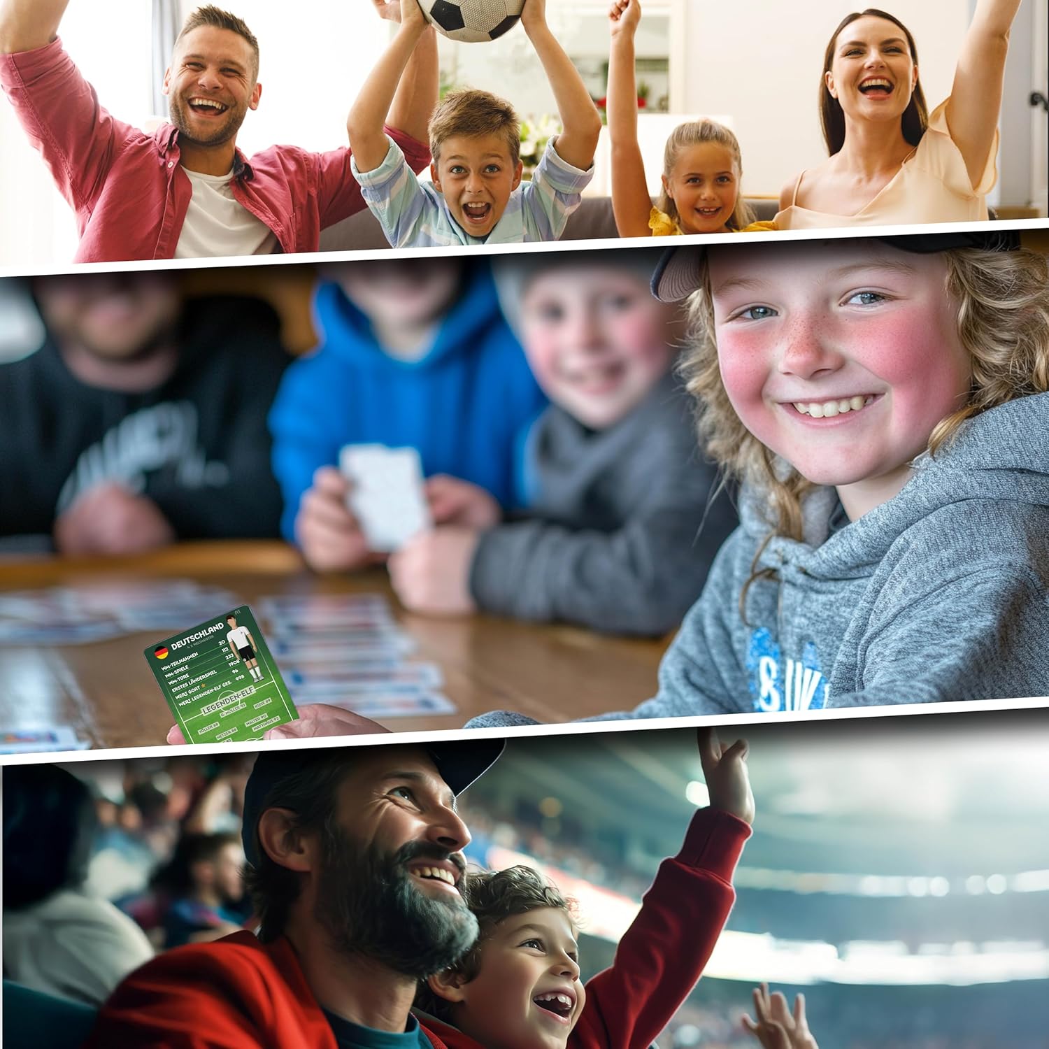 Detalle de Spielefabrik Fußball QUARTETT – Das kompakte Fußball-Kartenspiel für Fans ab 7 Jahre