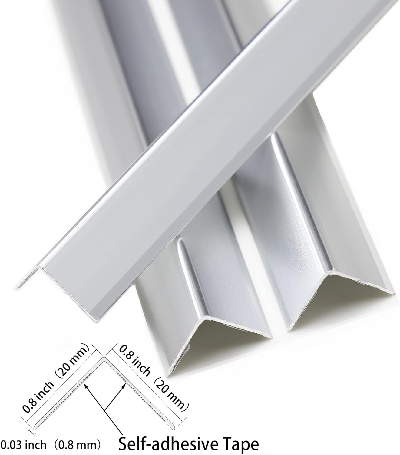 Detalle de Aluminum L-Molding Corner Guards