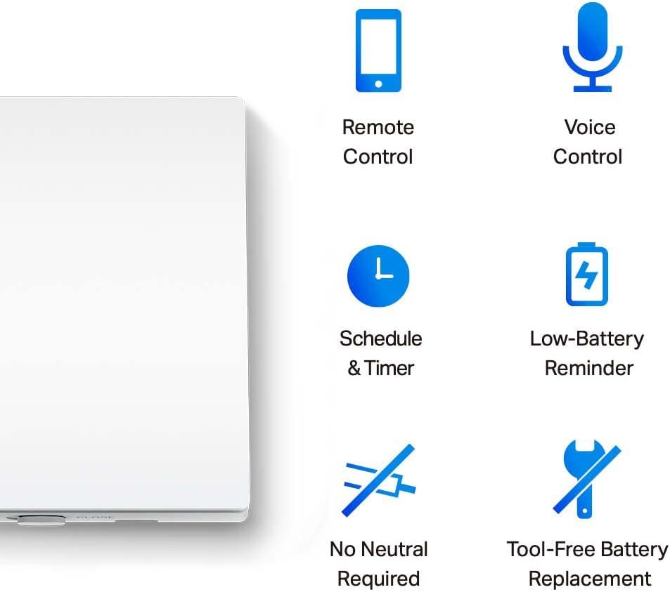 Detalle de Tapo S210 Smart Light Switch 1 Gang