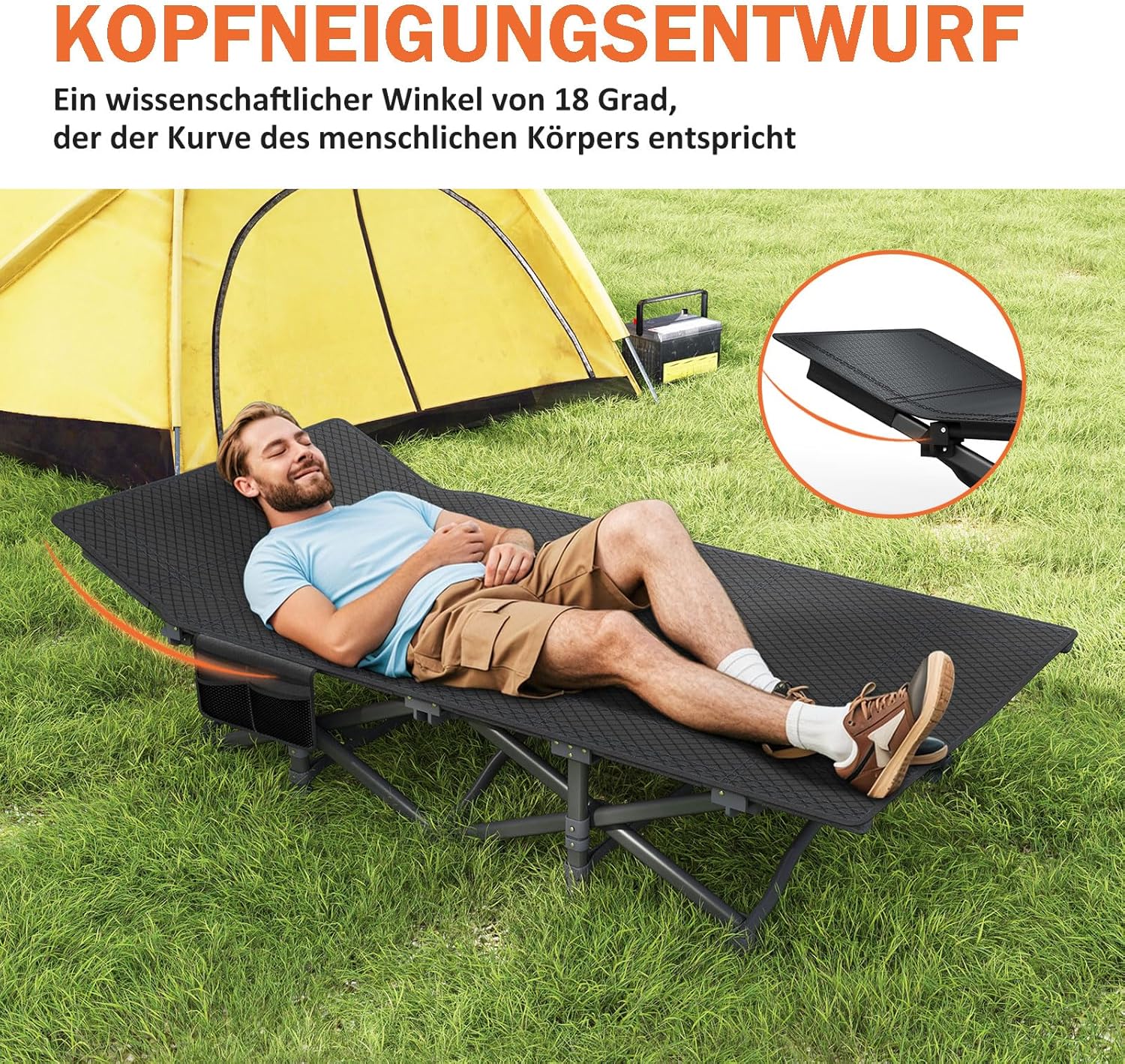 Thumbnail 5 de ATORPOK SHOP Campingbett klappbar 200 kg