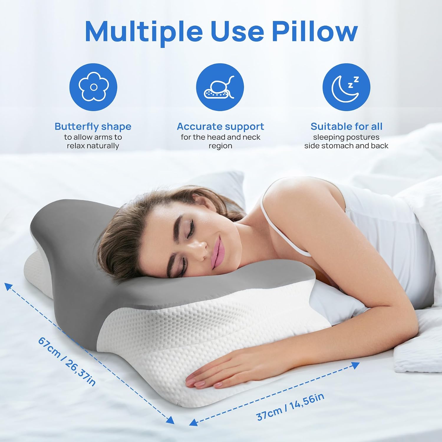 Thumbnail 4 de MULISOFT Memory Foam Pillow