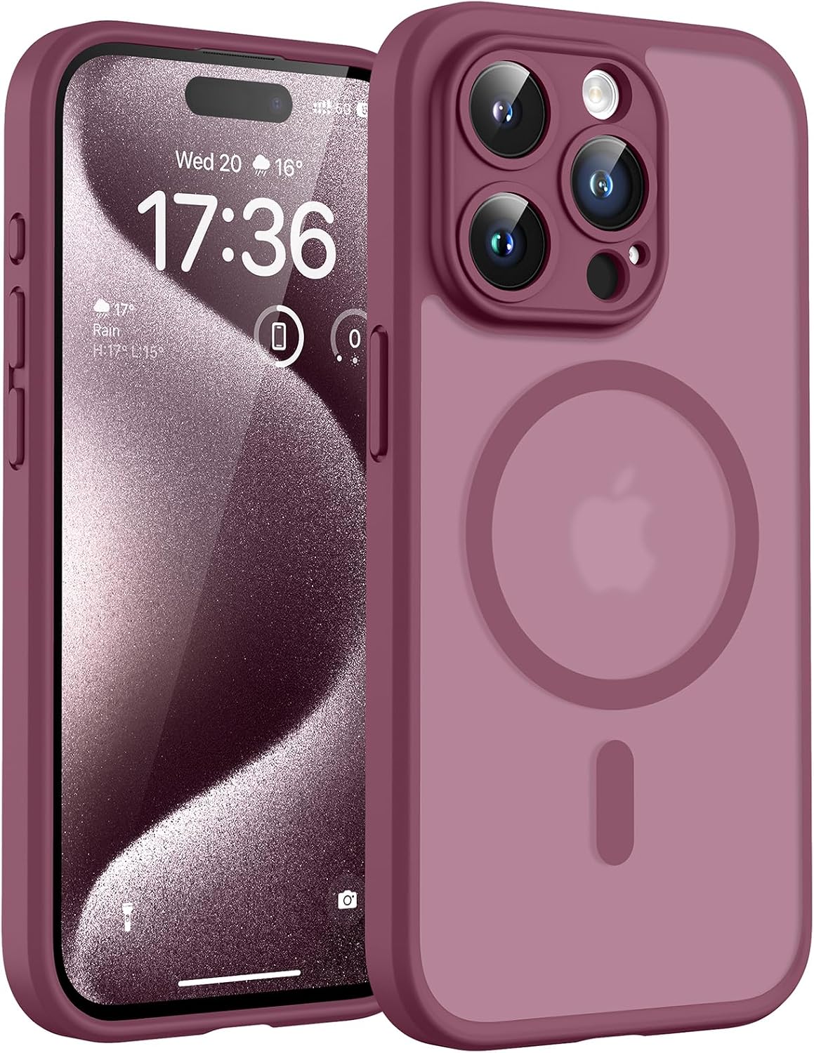 Detalle de TOCOL Cover magnetica iPhone 15 Pro 6,1