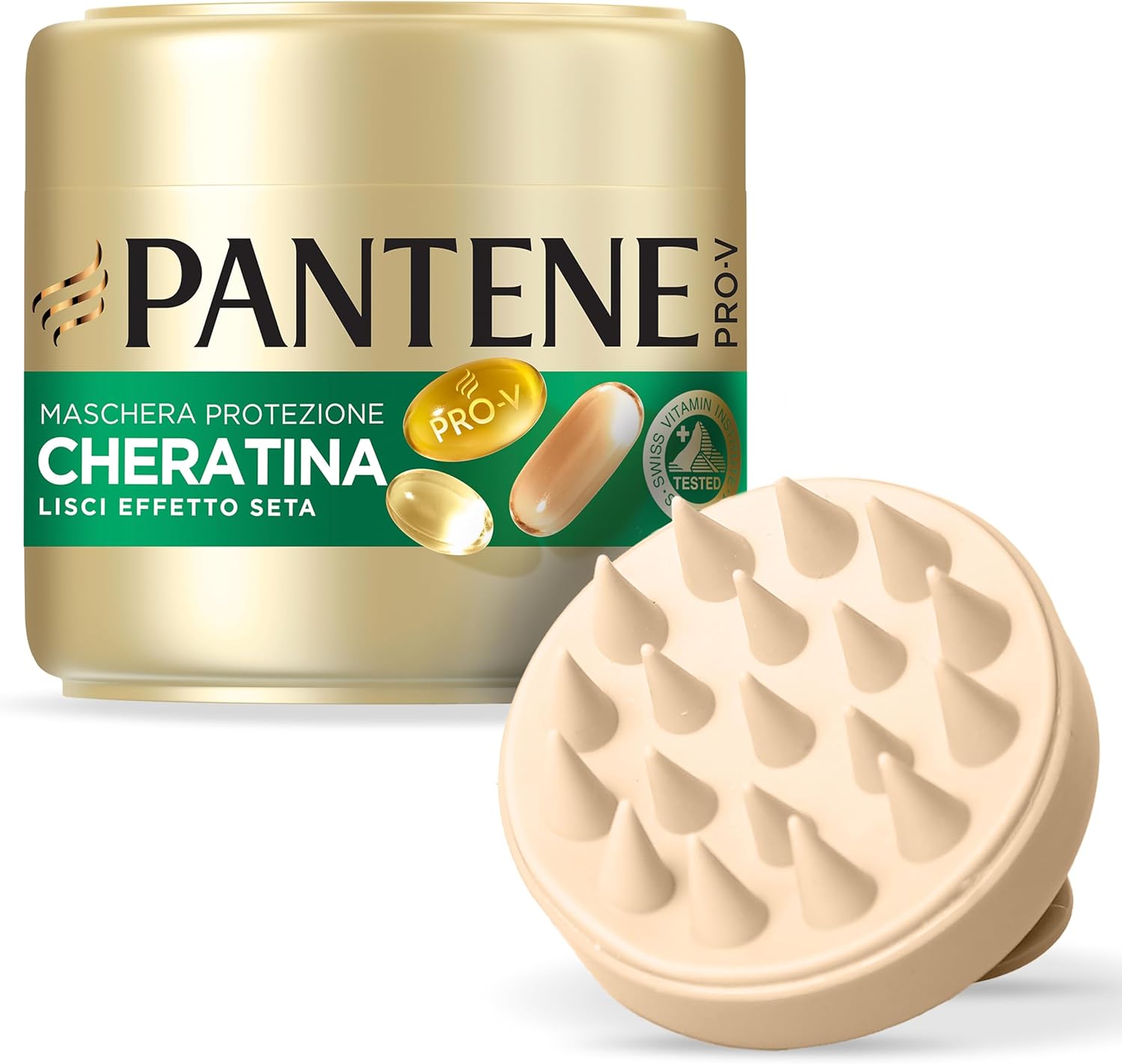 Detalle de Pantene Pro-V Set Massaggiatore + Maschera 300ml 💇♀