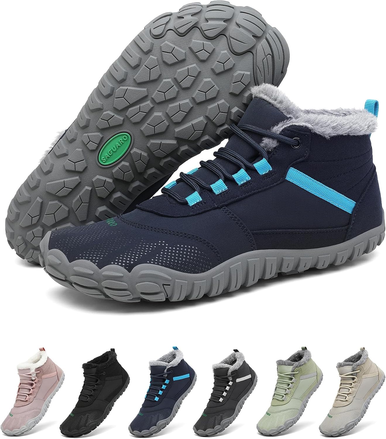 Detalle de SAGUARO Winter Barfußschuhe Gr.36-48