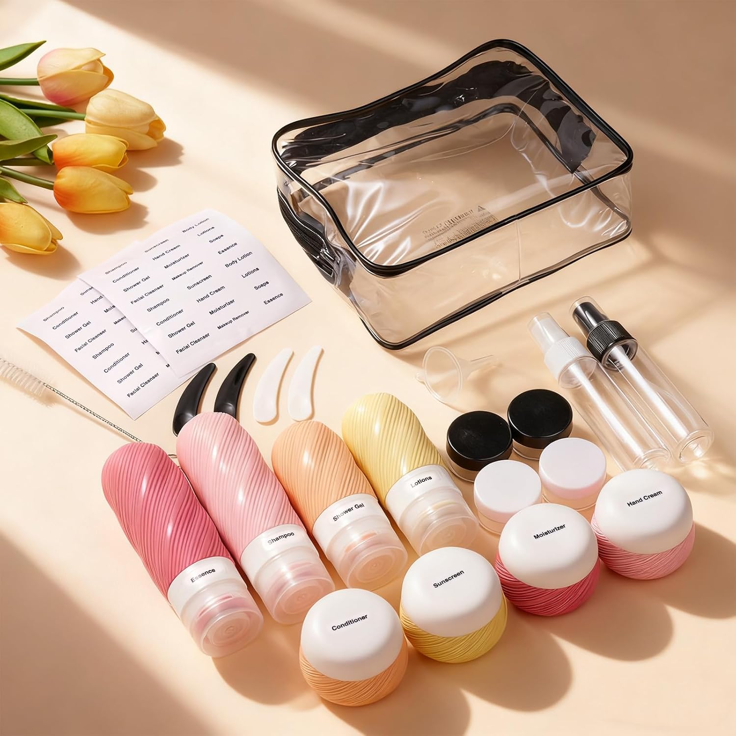 Detalle 2 de LitBear 23 Pack TSA Approved Travel Bottles