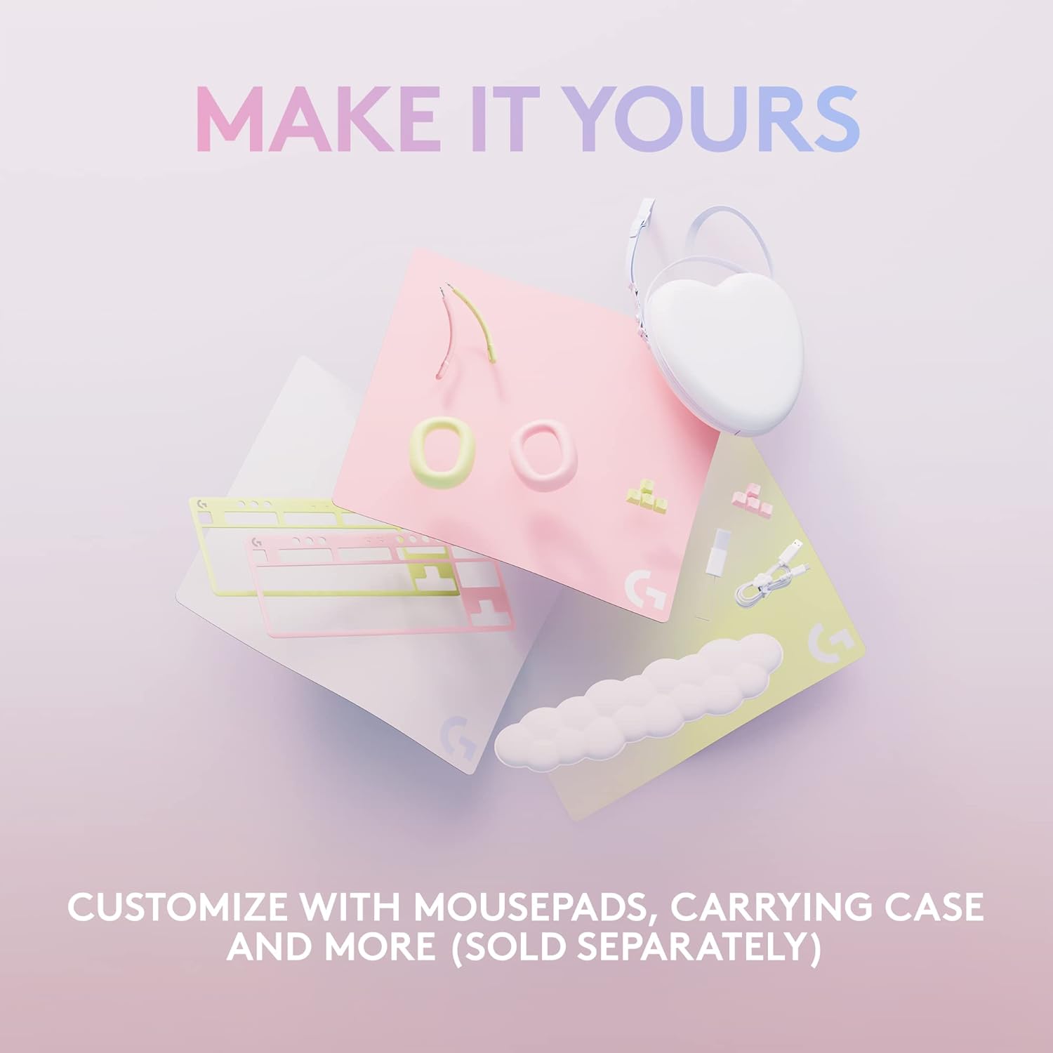 Thumbnail 6 de Logitech G G705 Wireless Gaming Mouse (White Mist) with LIGHTSYNC RGB and LIGHTSPEED + Bluetooth