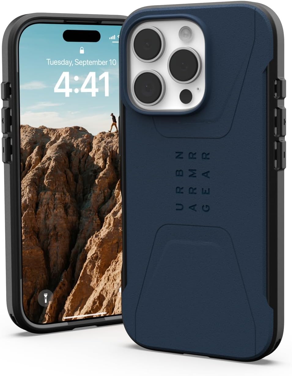Thumbnail 6 de URBAN ARMOR GEAR CIVILIAN UAG-IPH24LB-CMS-BK iPhone 16 Plus用耐衝撃ケース MagSafe対応・ブラック