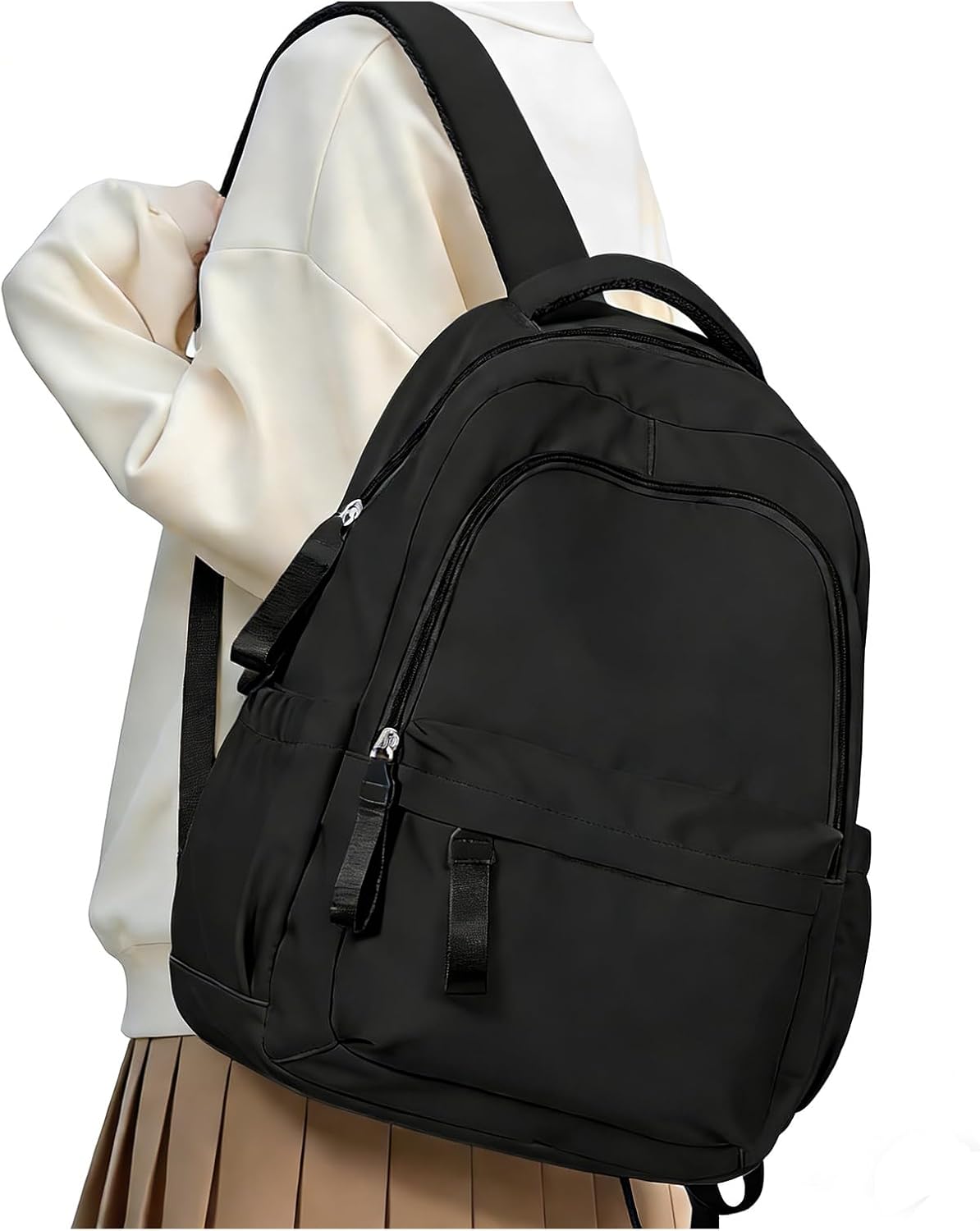 Detalle de HYC00 Laptop Backpack for Women: 18L Everyday School & Travel Rucksack