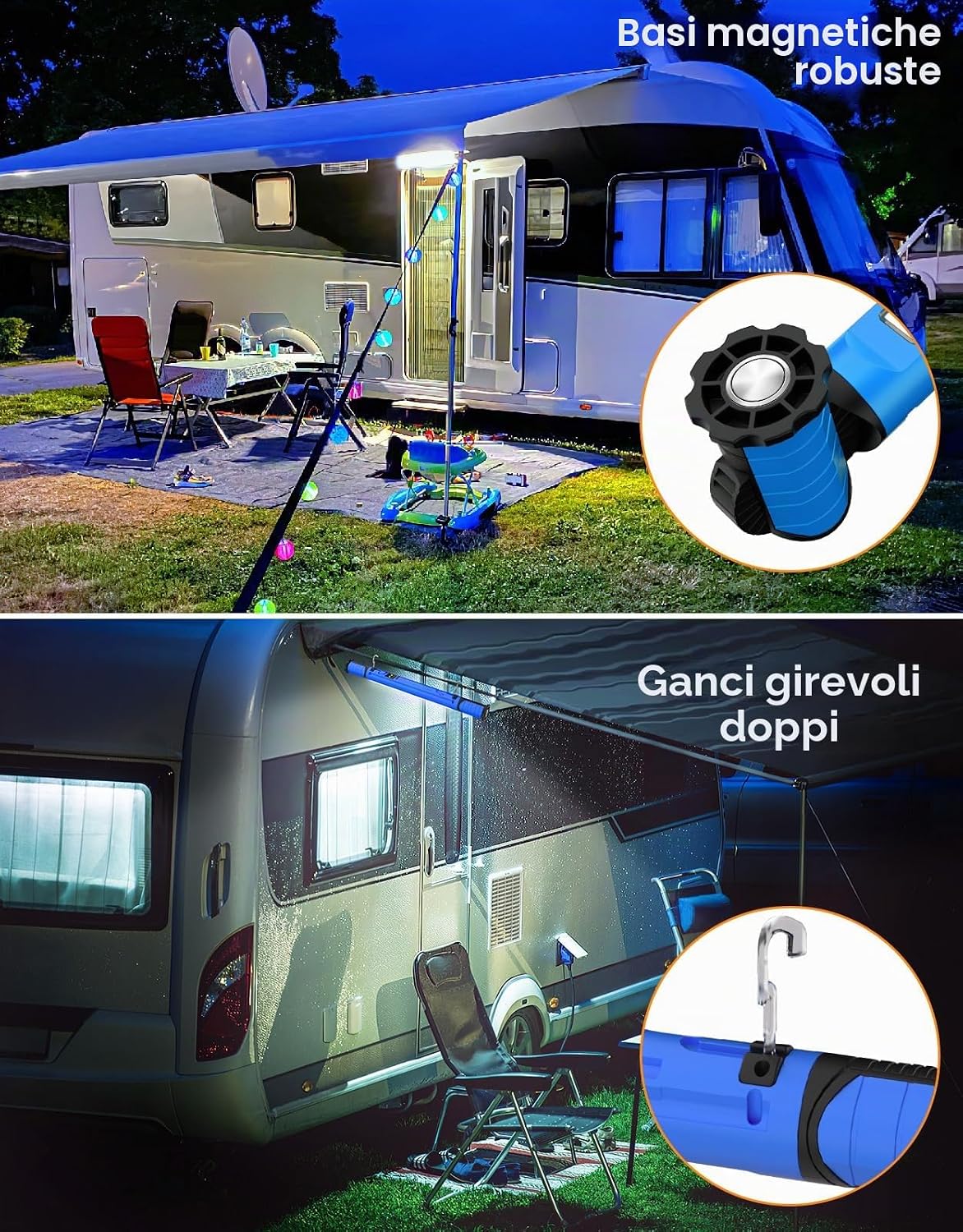 Detalle de CLV Lampada da lavoro LED ricaricabile 3000 lm