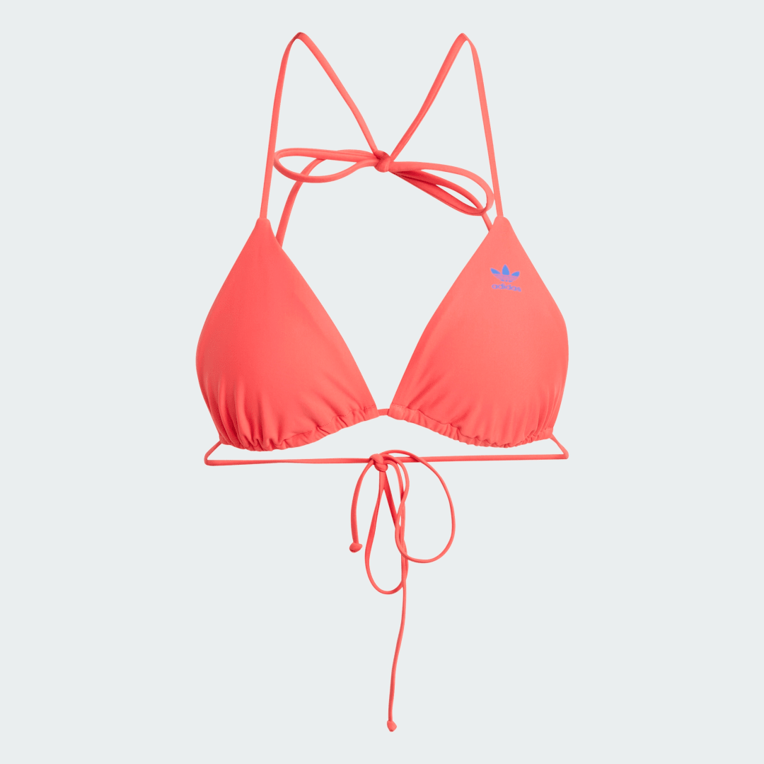 Detalle 2 de Sujetador de bikini Adicolor de Adidas – Rojo