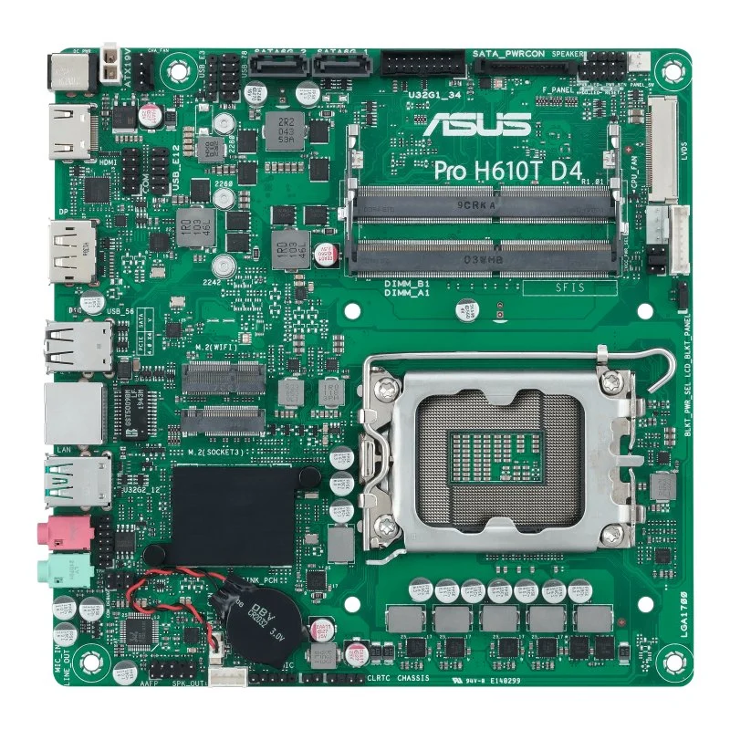 Detalle 2 de ASUS Pro H610T D4-CSM: placa base empresarial con gestión centralizada