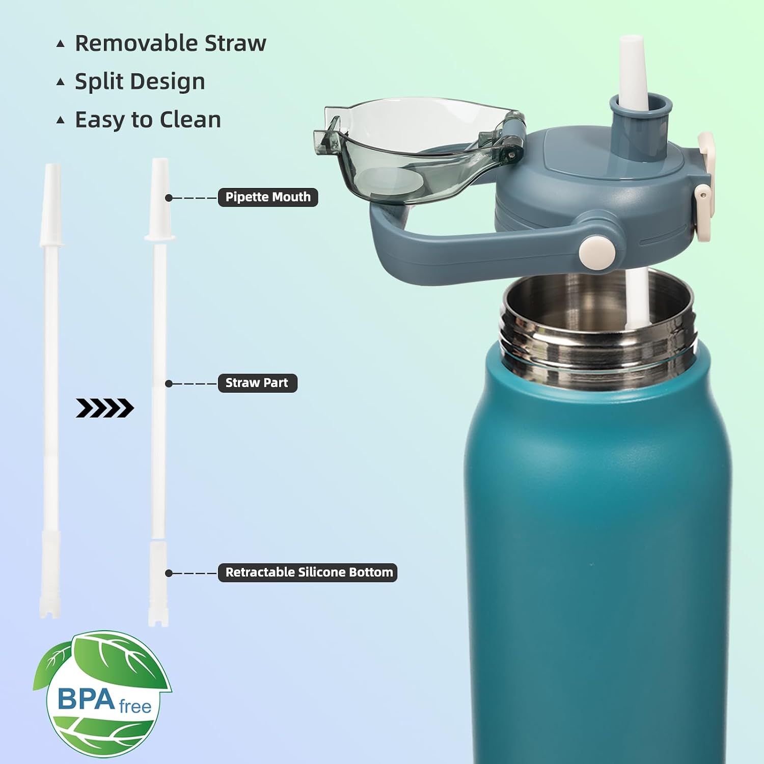 Detalle 2 de BJPKPK Insulated Water Bottle 57 oz