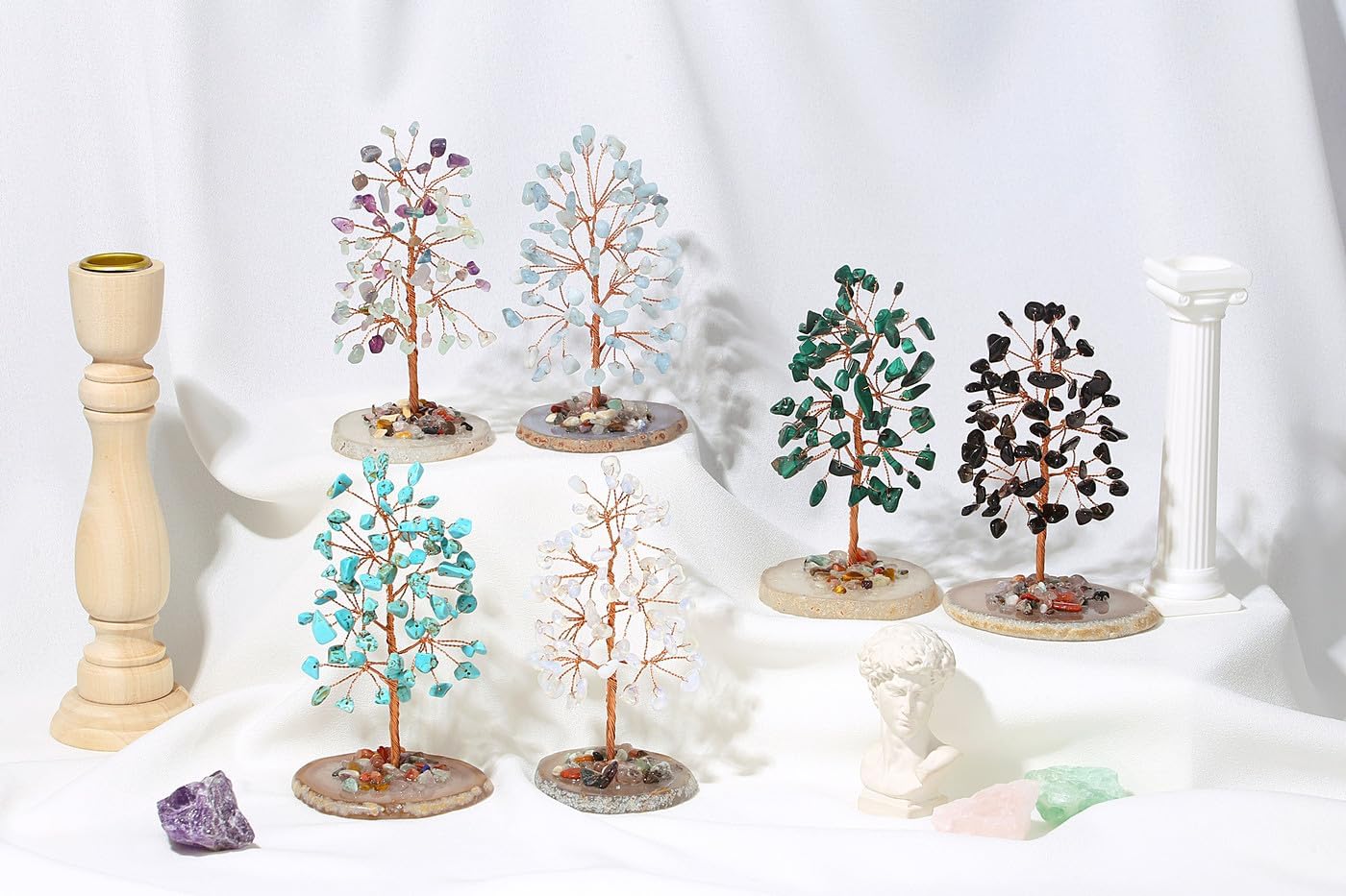 Thumbnail 4 de XIANNVXI Healing Crystal Aquamarine Tree 10 cm