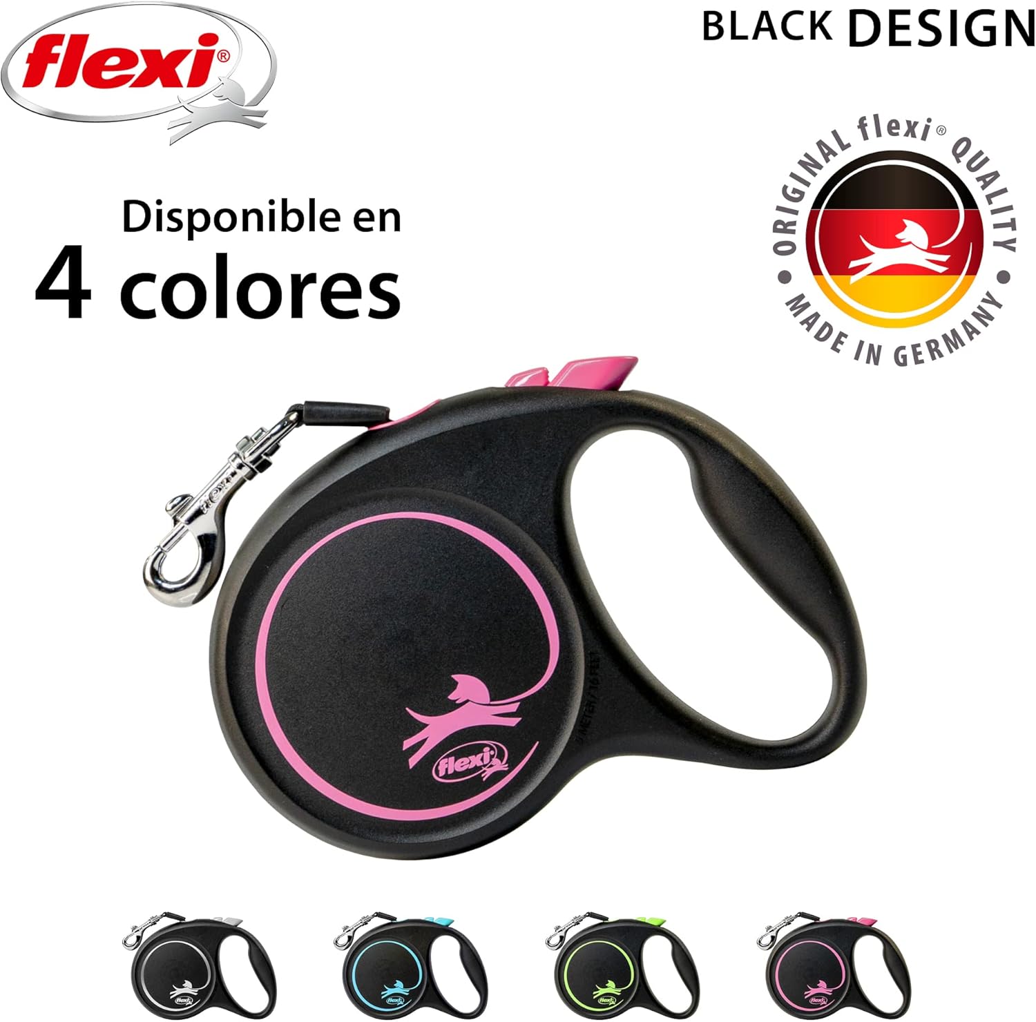 Thumbnail 3 de Flexi Black Design Correa Enrollable 5M Rosa