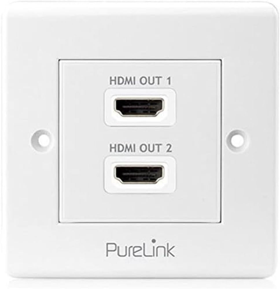 Thumbnail 3 de PureInstall PI100 High Speed HDMI Wanddose (HDMI A auf HDMI A), 1-fach, 0,1 m