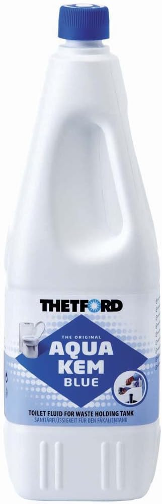 Thetford Aqua Kem Blue 2 Liter – Frischer Duft und Gasreduktion für Fäkalientanks