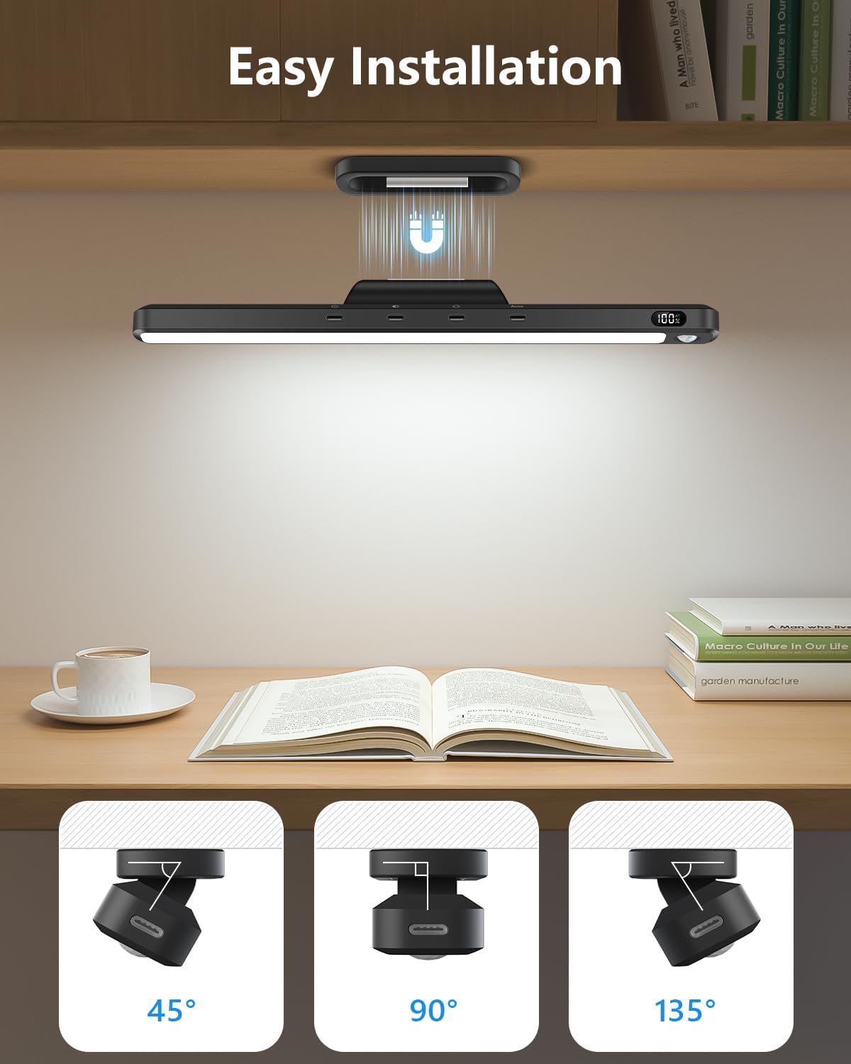 Thumbnail 4 de Ferswe 5W LED Unterbauleuchte Küche (akku, bewegungssensor, verstellbar)