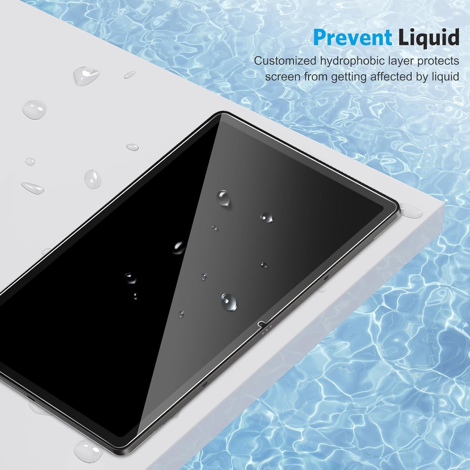Detalle de OMOTON Panzer Schutz Glas für Samsung Galaxy Tab A11+/A9+ (11 Zoll) – 2 Stück