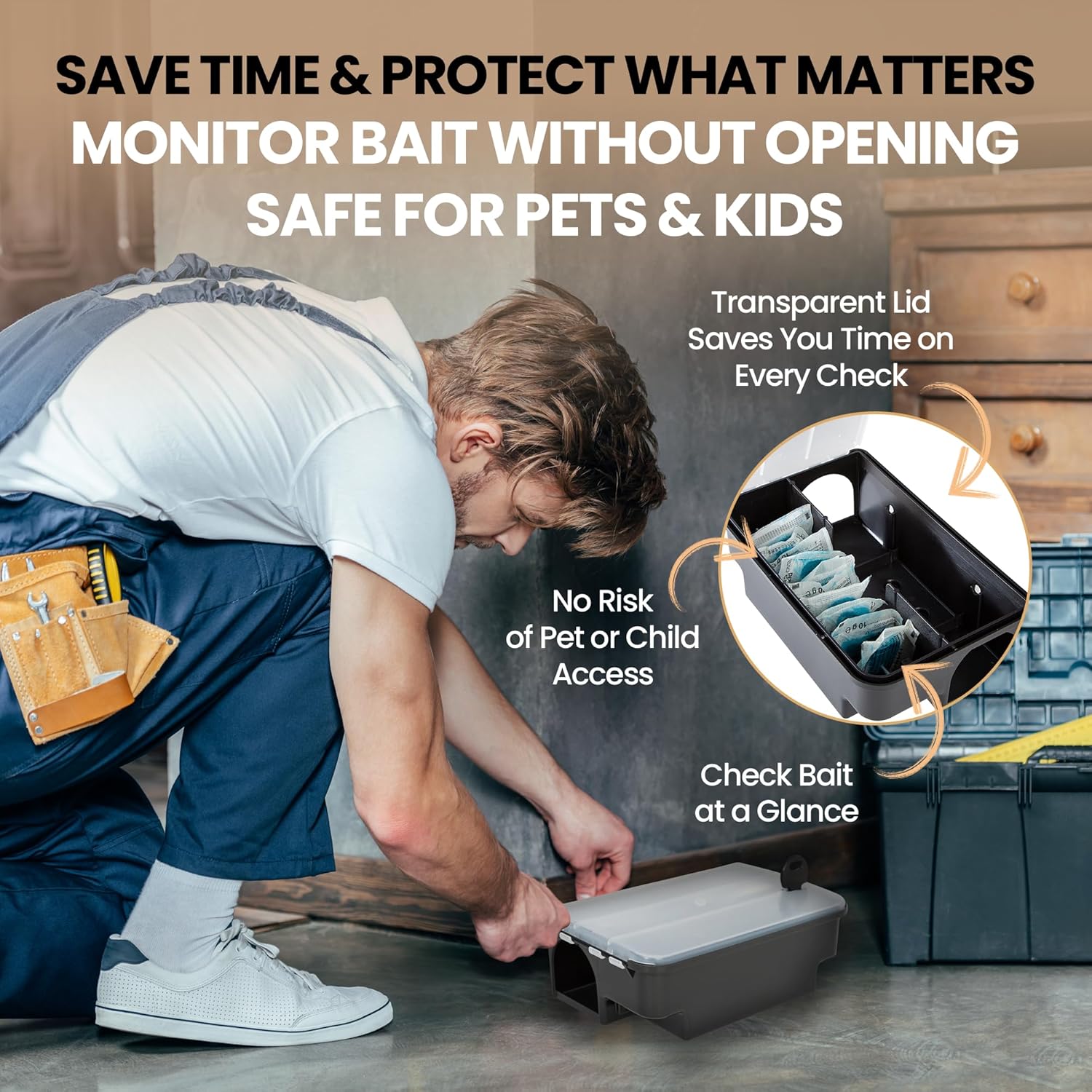 Thumbnail 1 de Köder-Discount Rat & Mouse Bait Station 2-pack 🐭